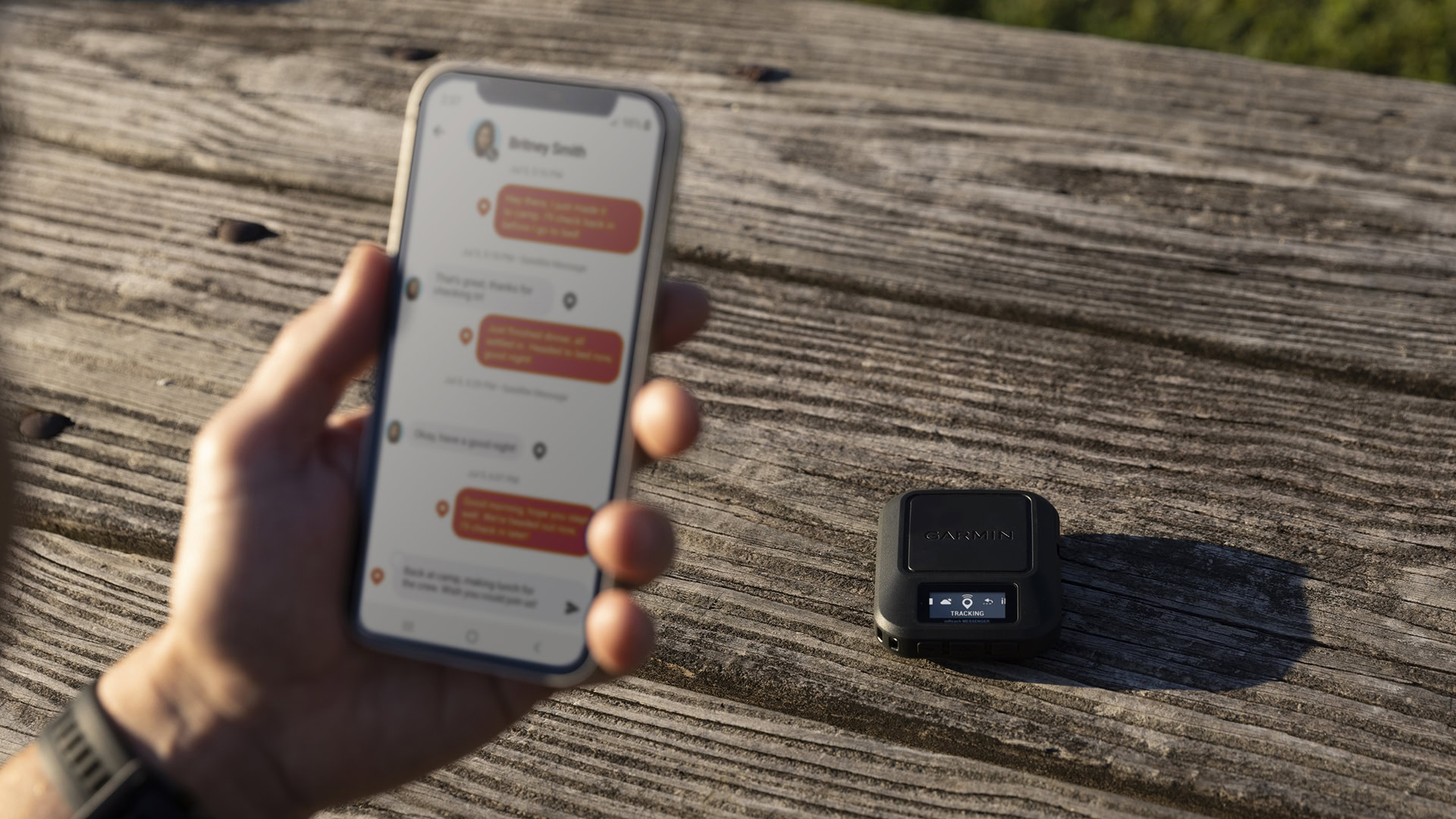 Estilo de vida 4 do Garmin InReach Messenger Estilo de vida 4 do Garmin InReach Messenger