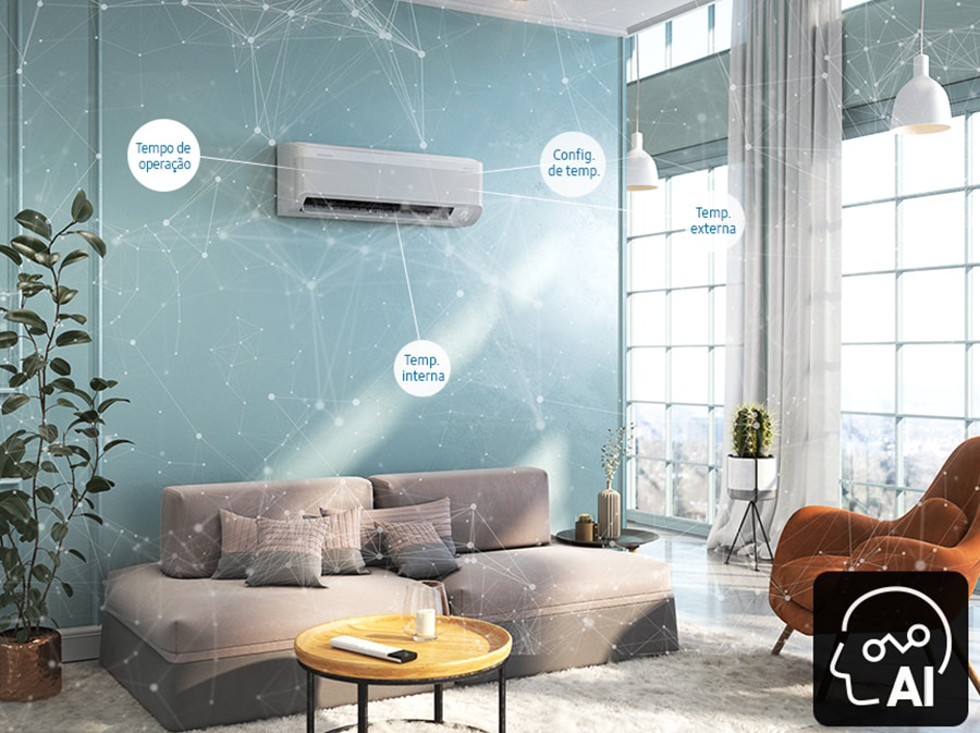 Imagem do Ar-condicionado Split Samsung Inverter Windfree Ai