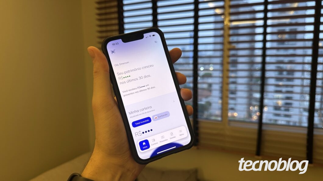 Aplicativo da B3 para iPhone