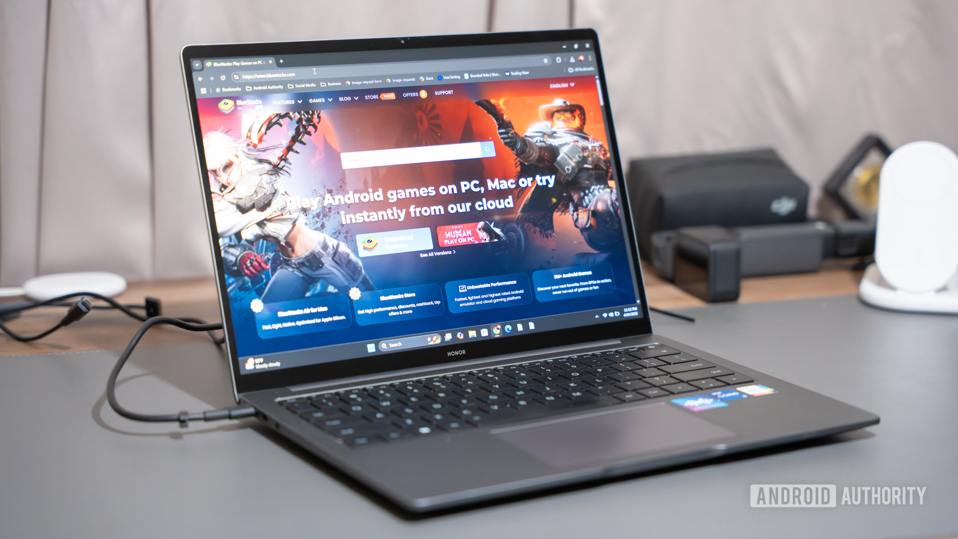 Site BlueStacks 5 no laptop Windows 2