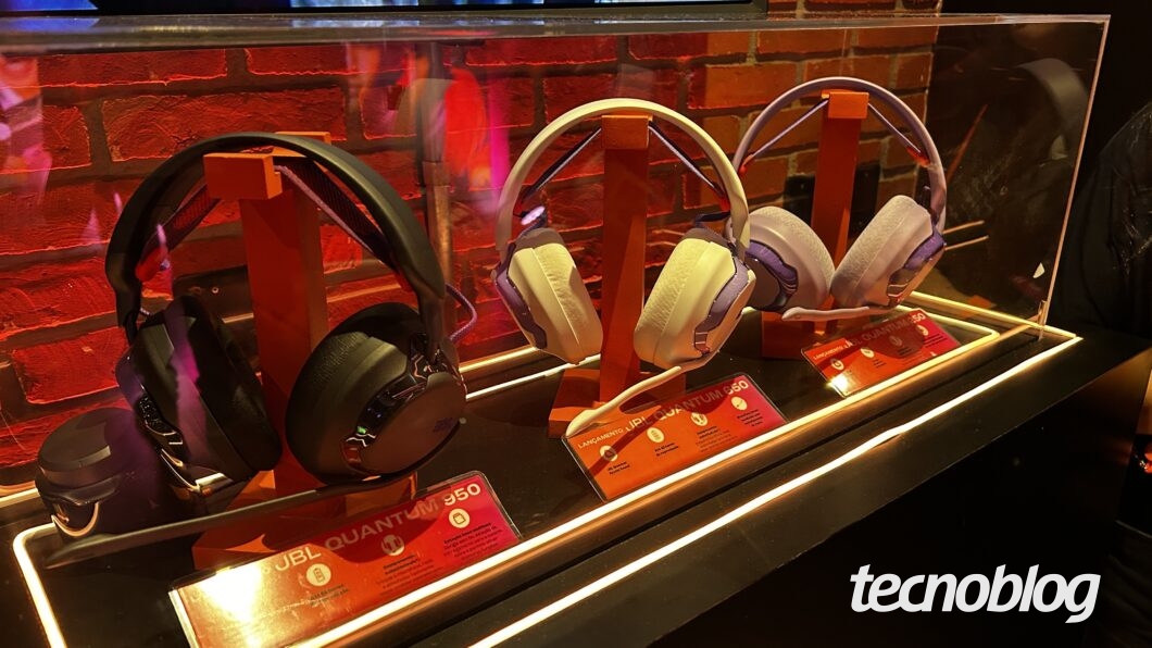 Headsets JBL Quantum 950, 650 e 250