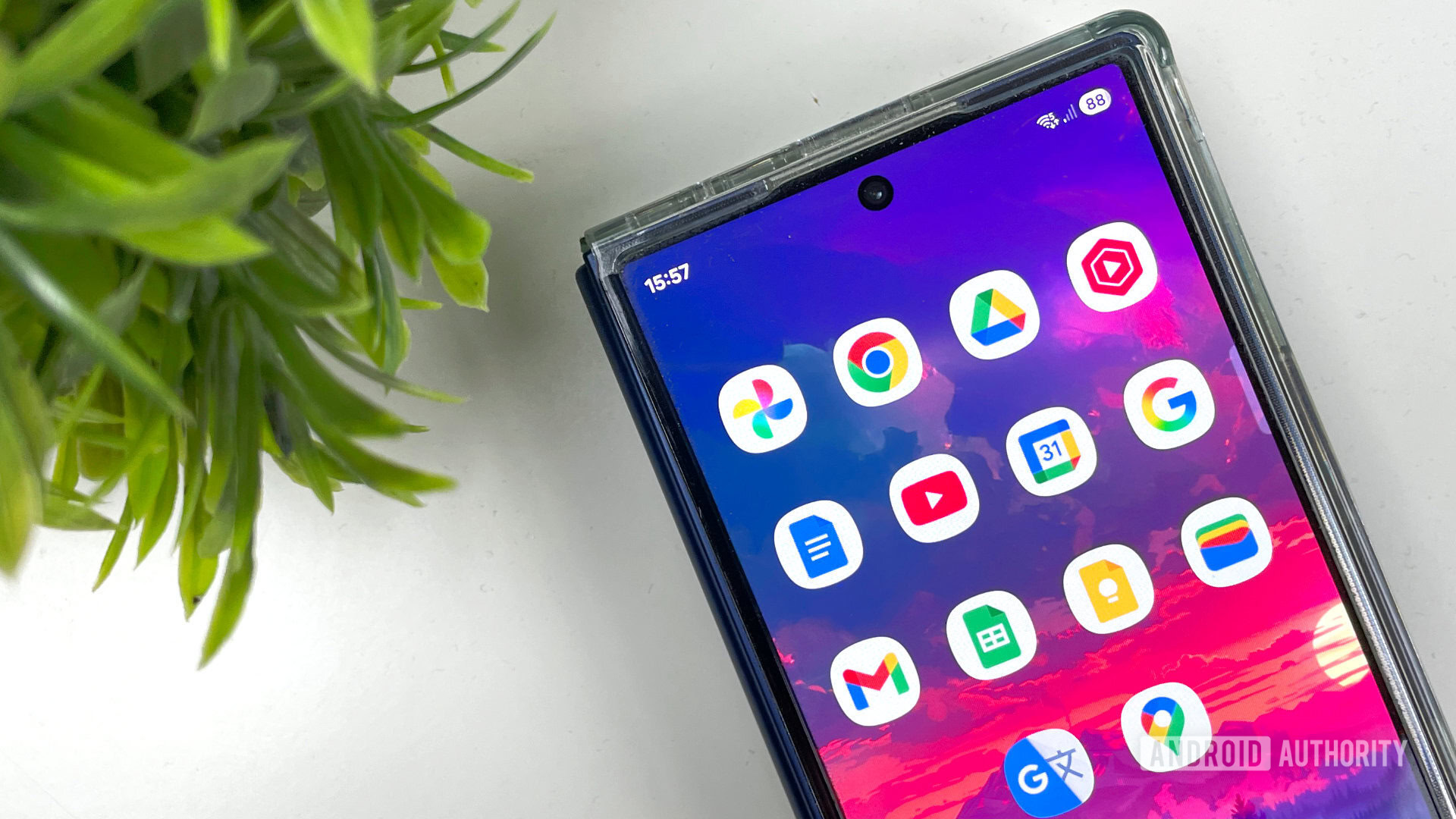 Aplicativos do Google no telefone Android
