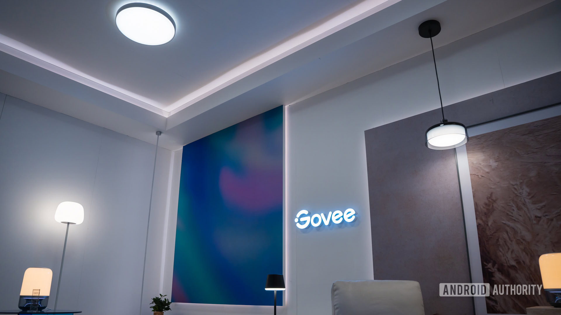 Luzes Govee na sala da CES 2026 1