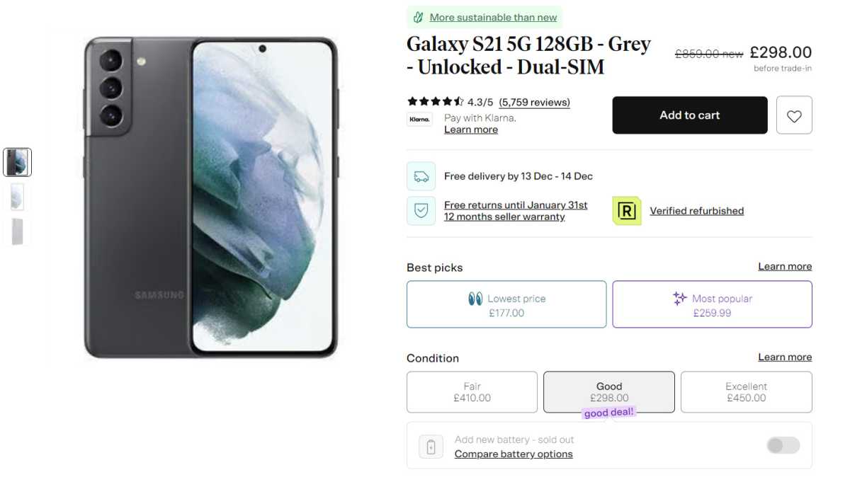 Back Market refurbished phone