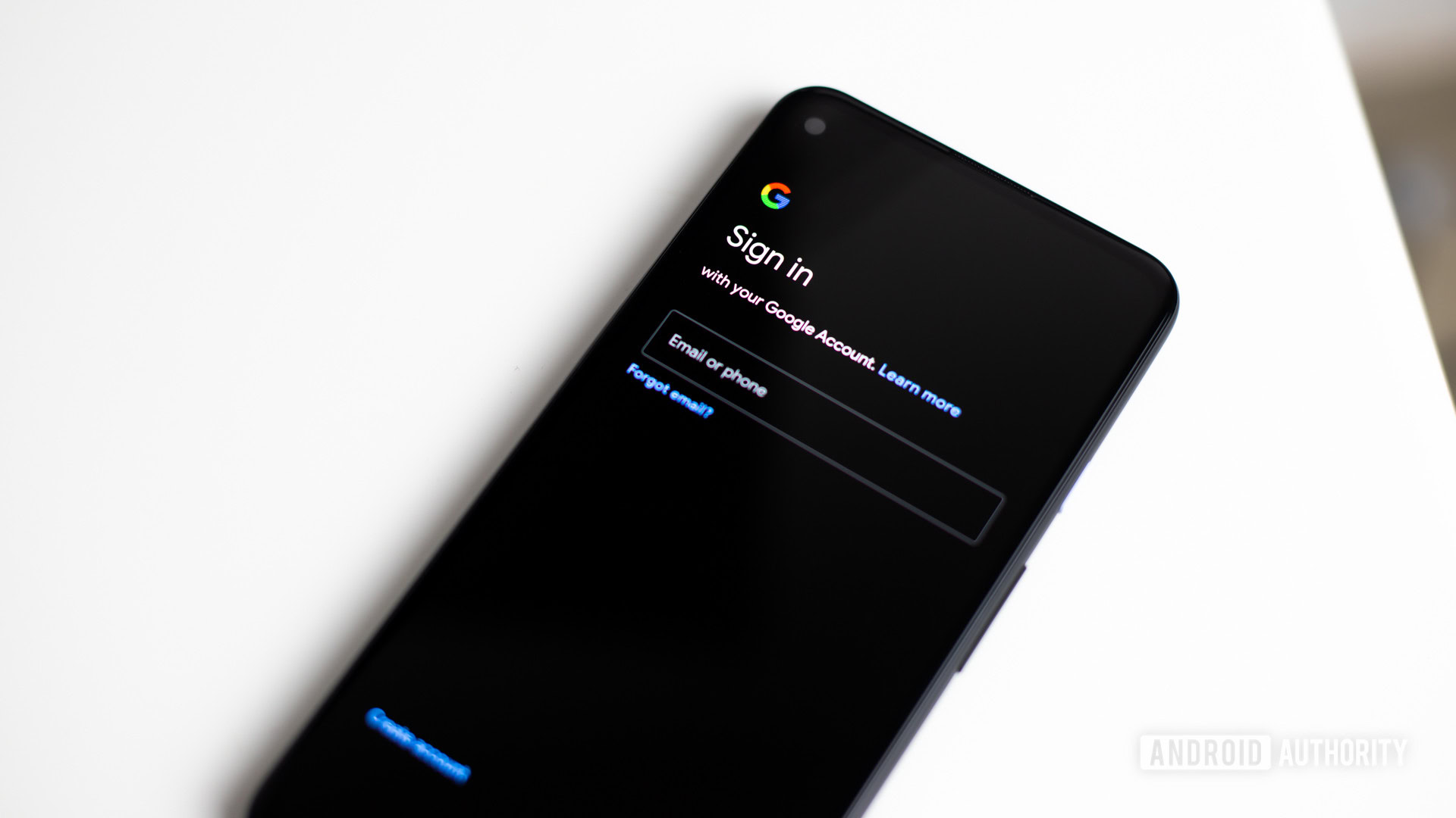 Fa&ccedil;a login na Conta do Google no smartphone 1