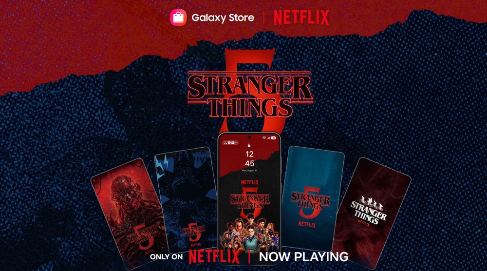 Tema Stranger Things exclusivo da Samsung Mobile para Galaxy Main1