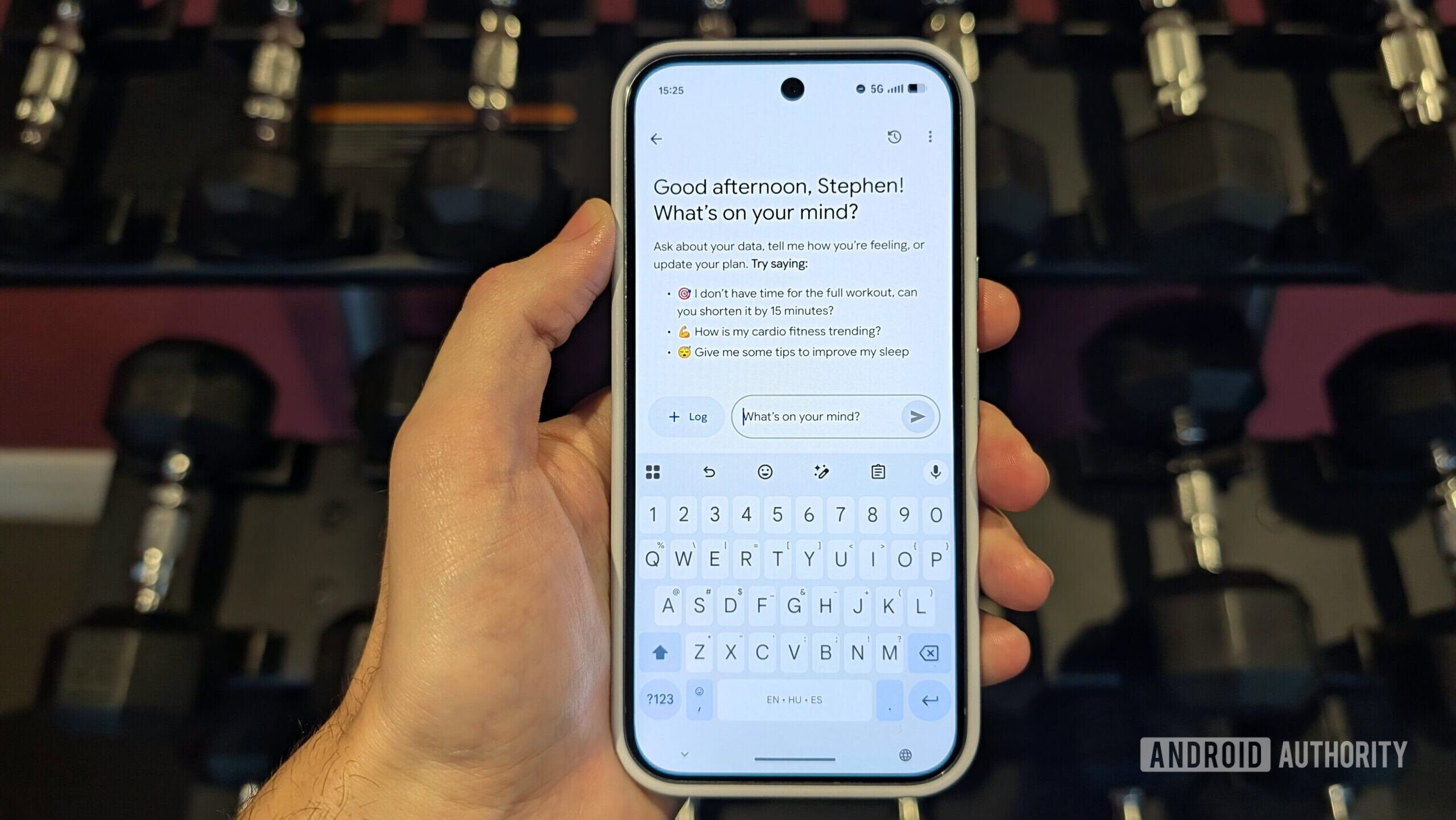 Visualiza&ccedil;&atilde;o de entrada do Ask Coach no aplicativo redesenhado do Fitbit (janeiro de 2026)