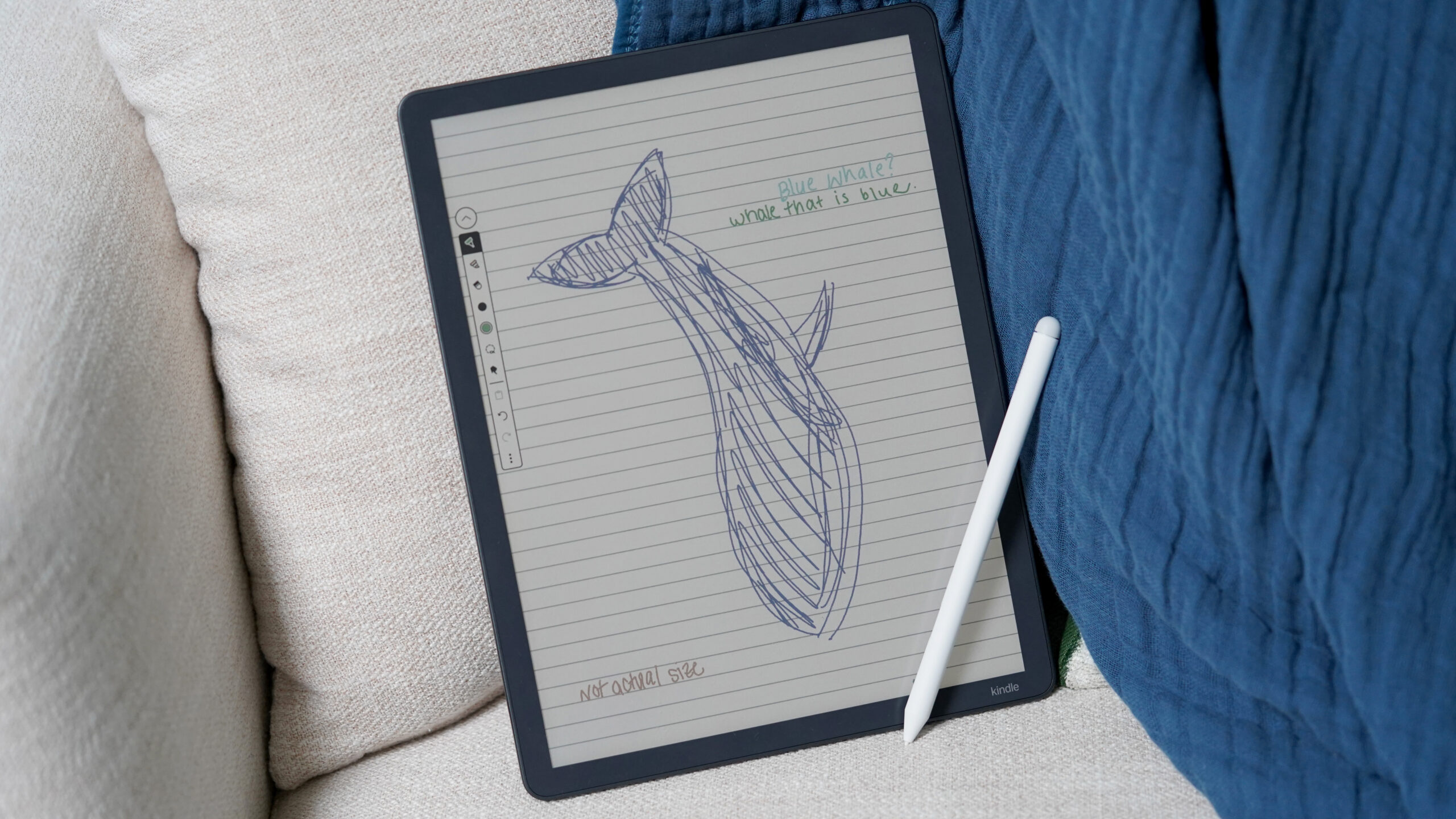 Kindle Scribe Colorsoft Baleia
