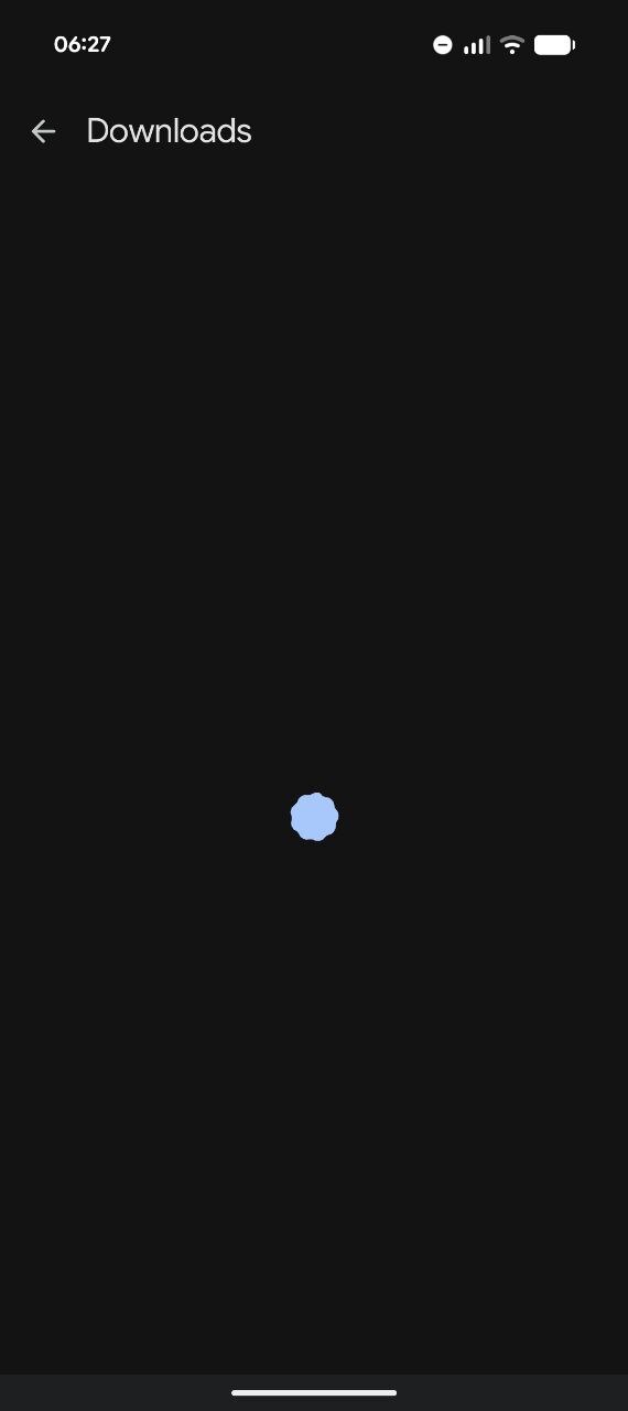 Anima&ccedil;&atilde;o de carregamento expressivo da Google Play Store
