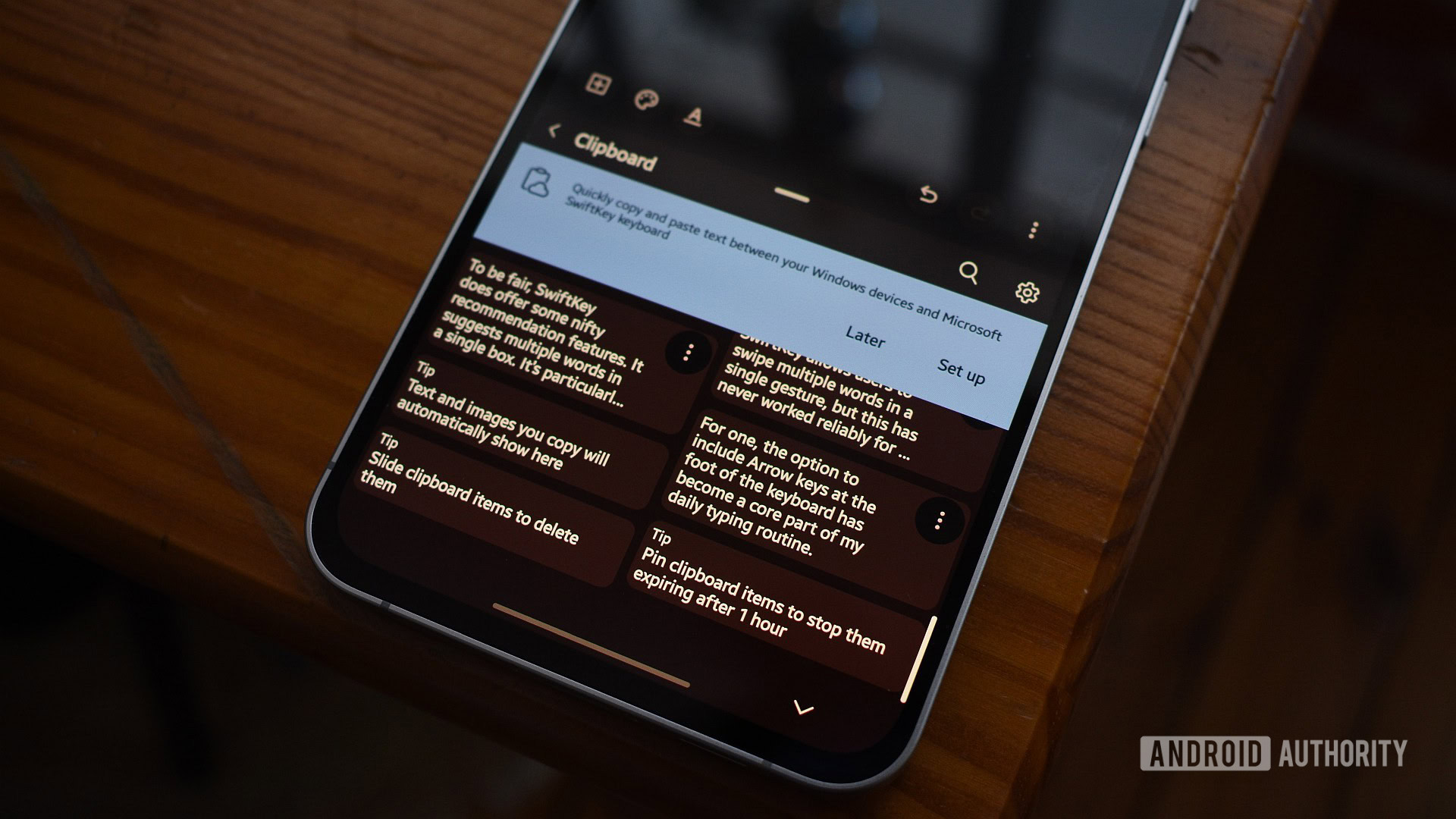 área de transferência do microsoft swiftkey 1 área de transferência do microsoft swiftkey 1