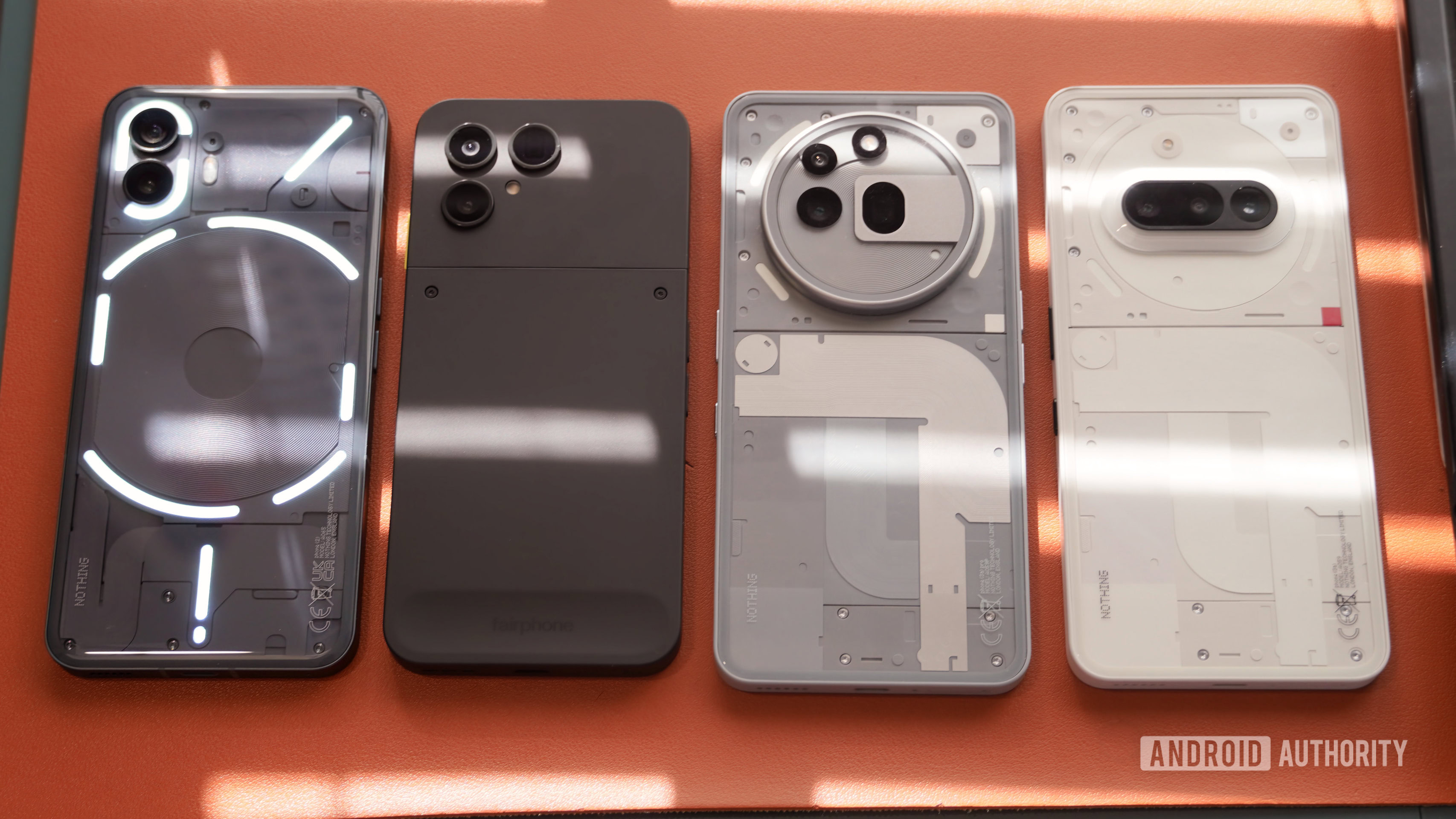 Comparação de telefone Fairphone 6 Nada 9 Comparação de telefone Fairphone 6 Nada 9