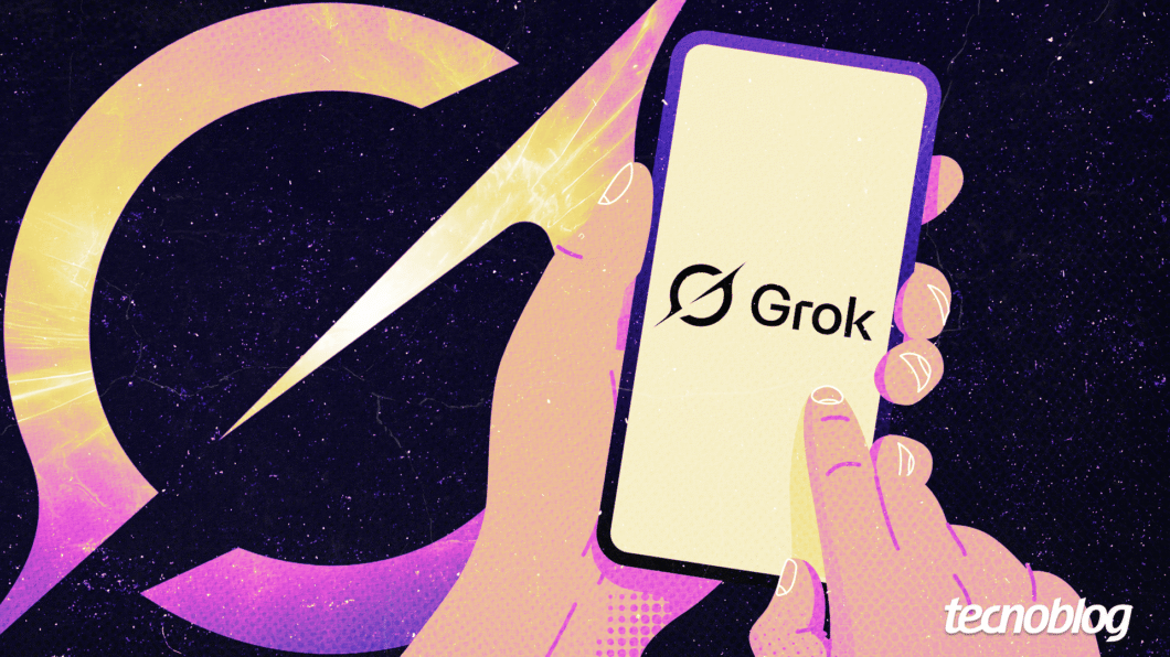 Ilustra&ccedil;&atilde;o do Grok