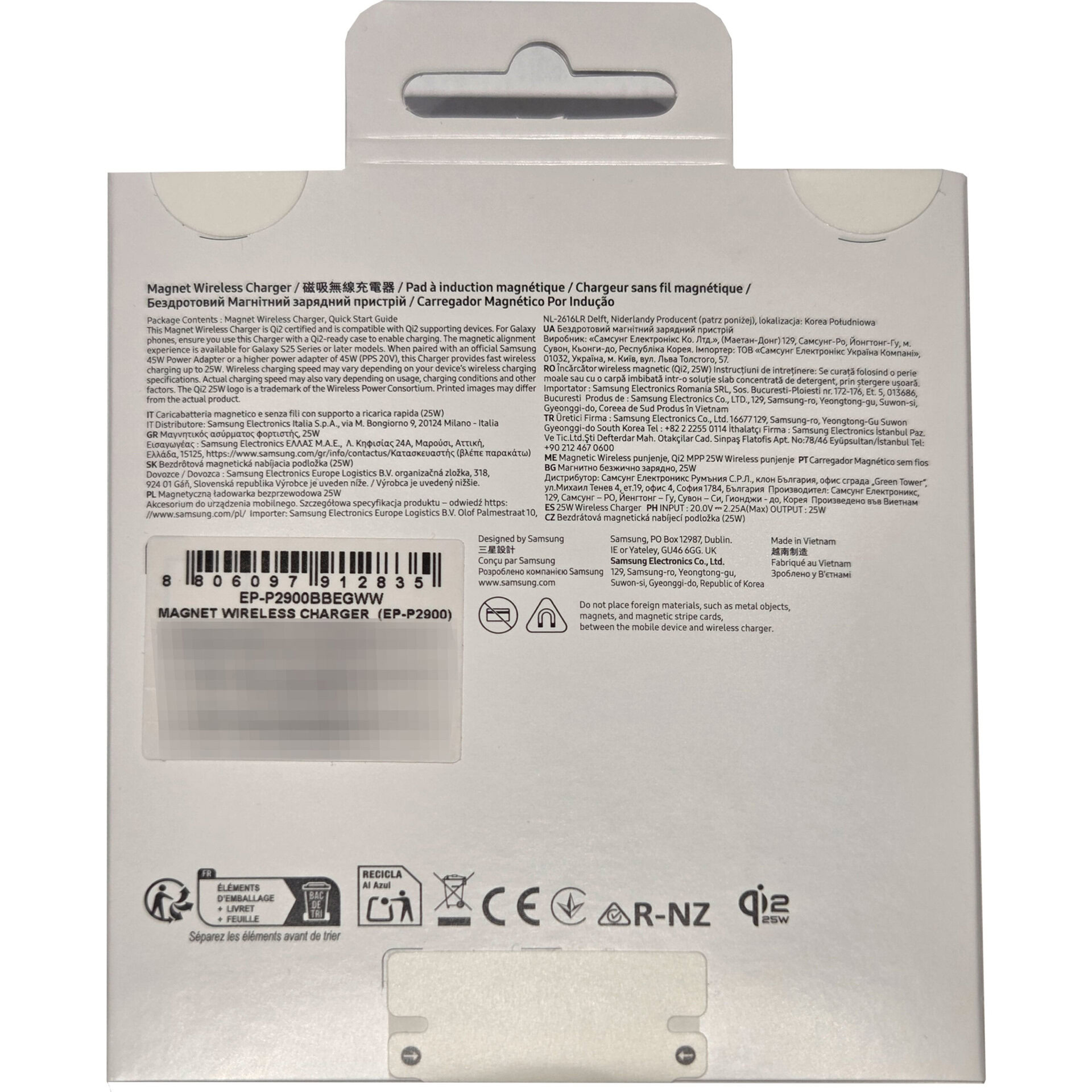 Carregador magn&eacute;tico sem fio Samsung 25 Watts 5
