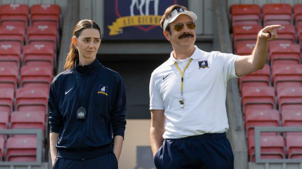 Ted Lasso season 4 - Jason Sudeikis as Ted Lasso, Tanya Reynolds