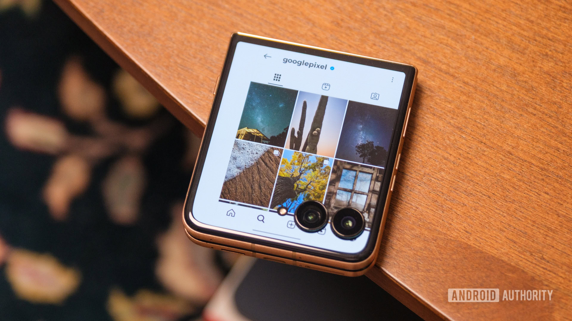 Interface do Instagram do Motorola Razr Ultra Interface do Instagram do Motorola Razr Ultra