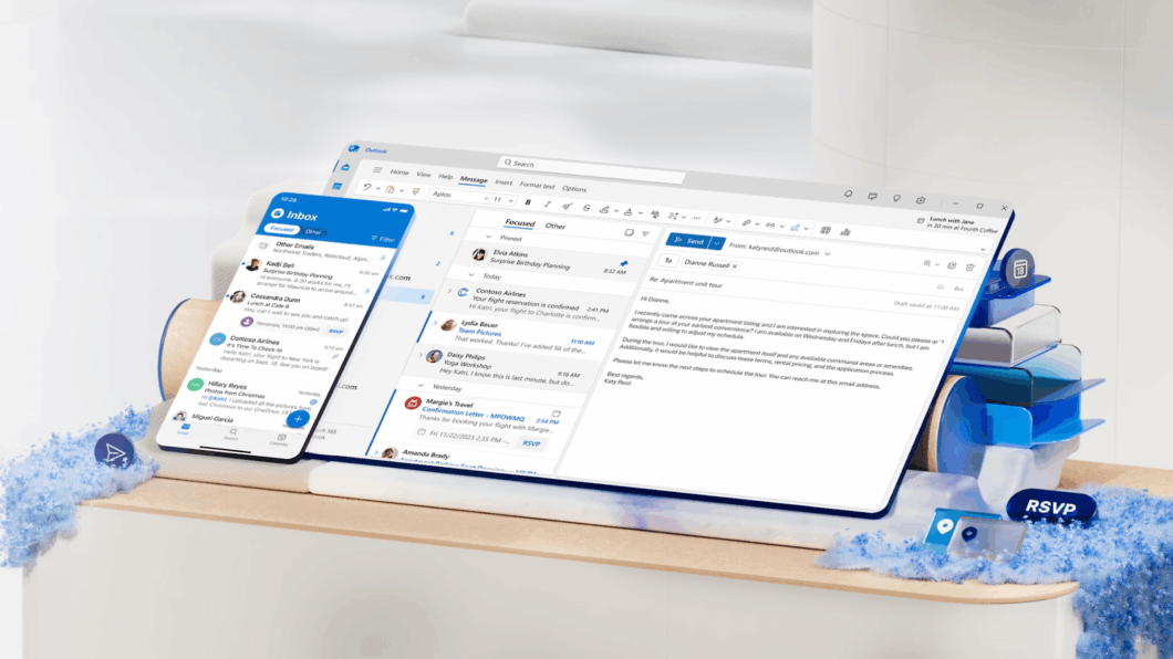 Ilustra&ccedil;&atilde;o do Outlook