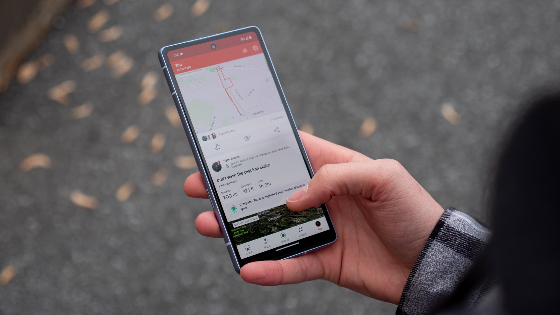google pixel 7a usando strava google pixel 7a usando strava