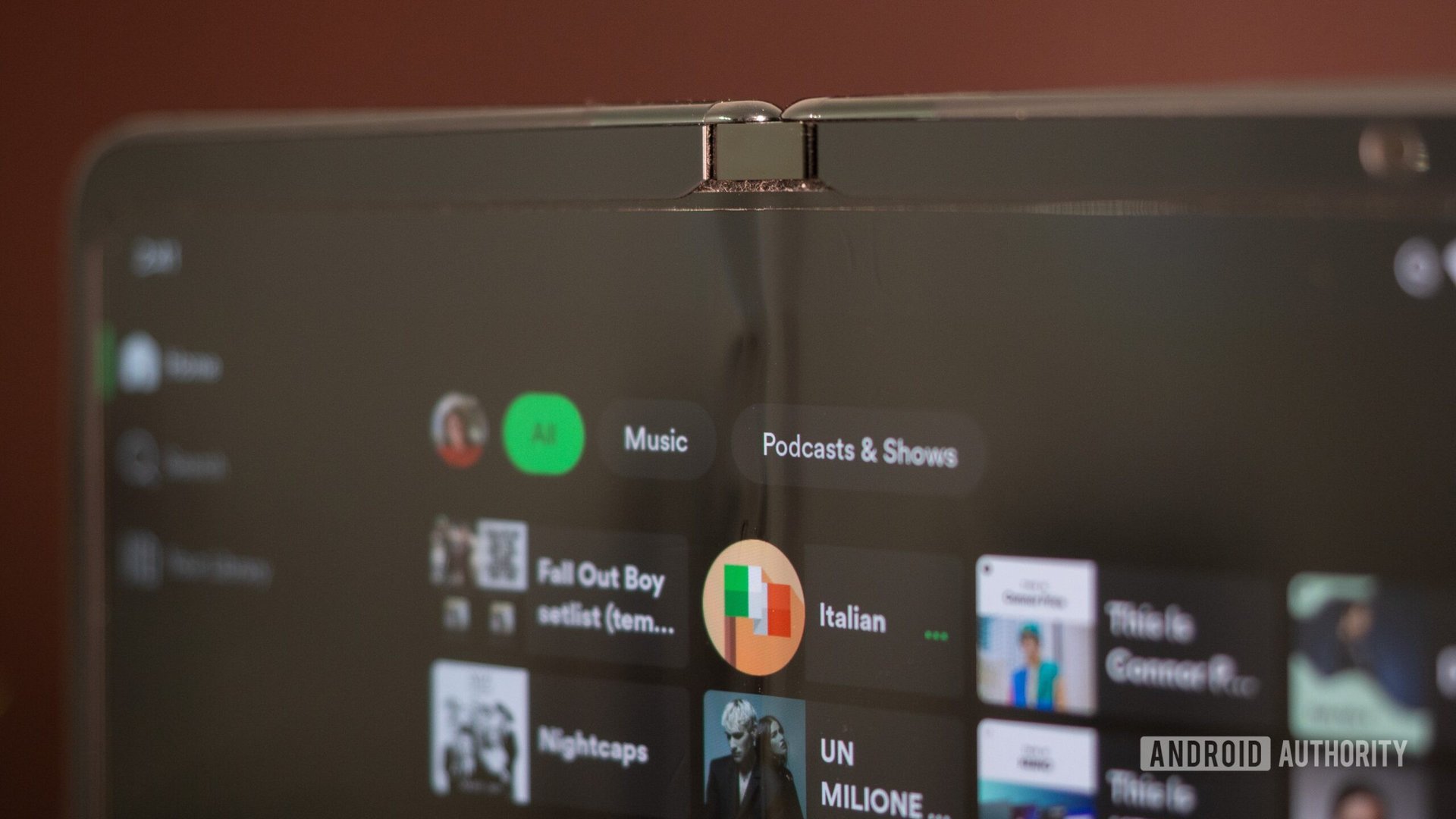 vinco da dobradi&ccedil;a interna do google pixel fold