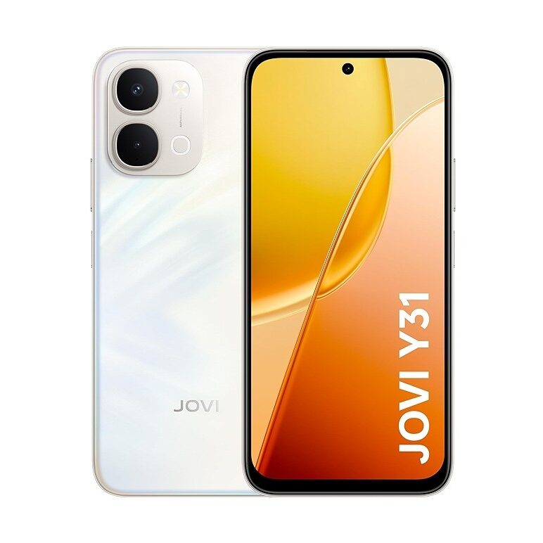 imagem de um Jovi Y31 branco 