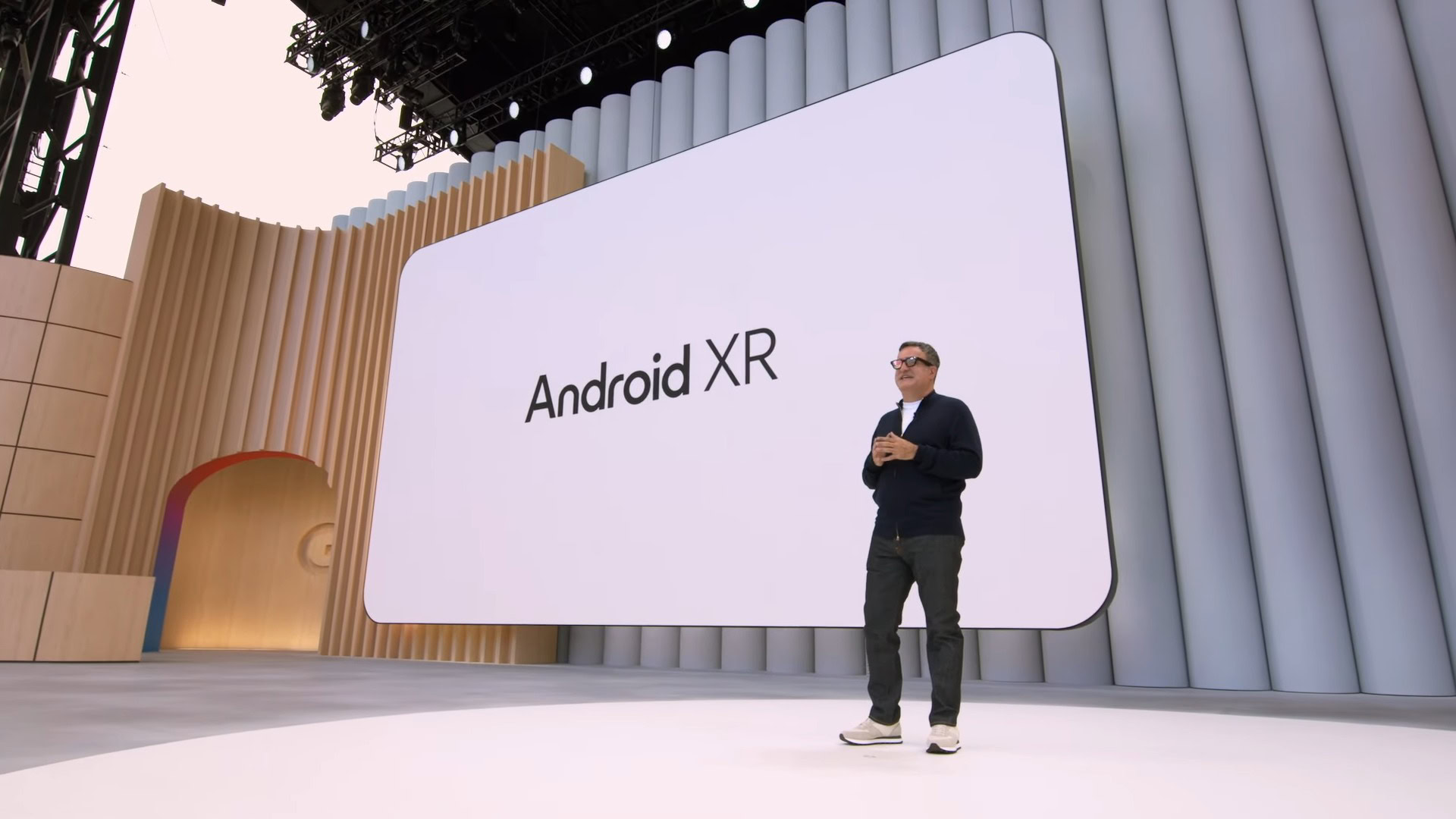 Protótipo de óculos inteligentes Google Android XR Google Martha