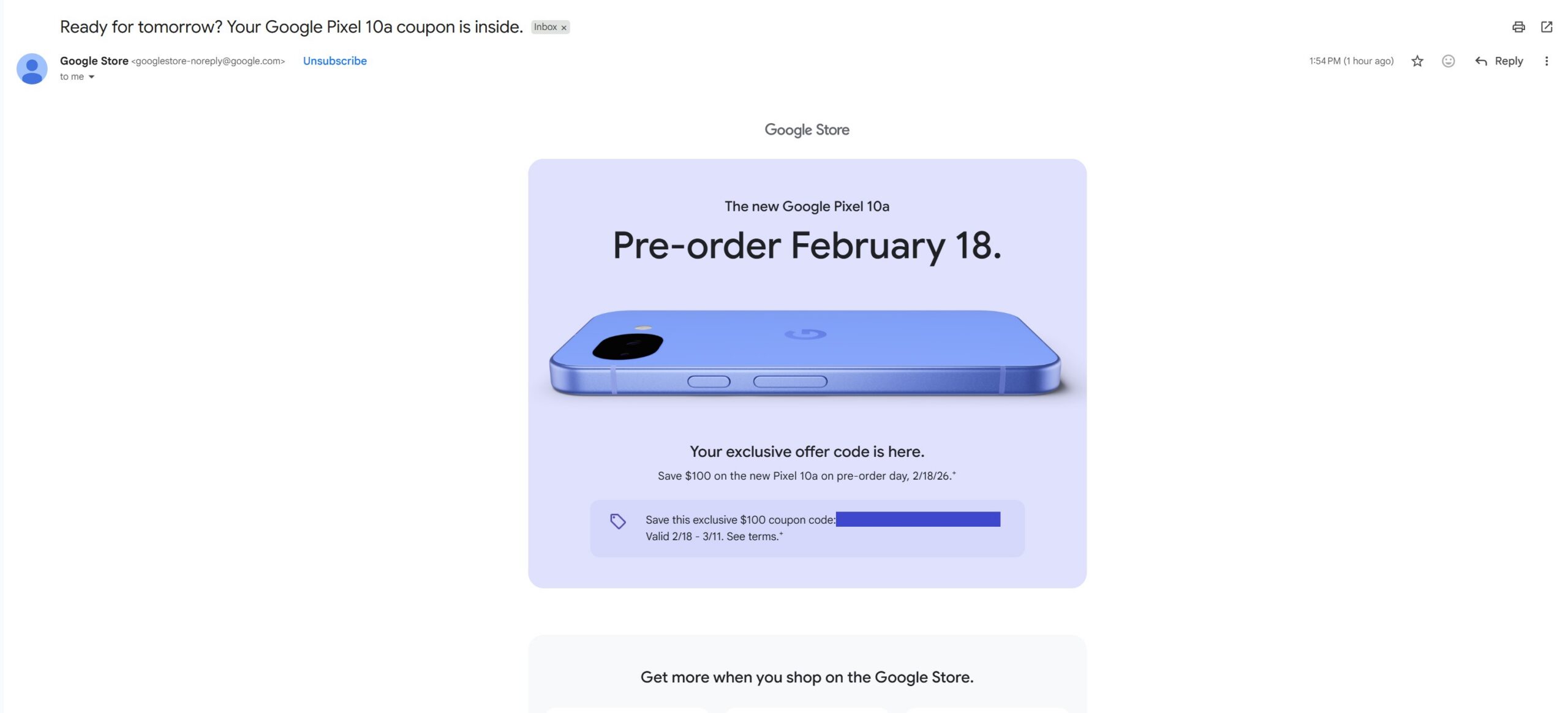 código do pixel 10a