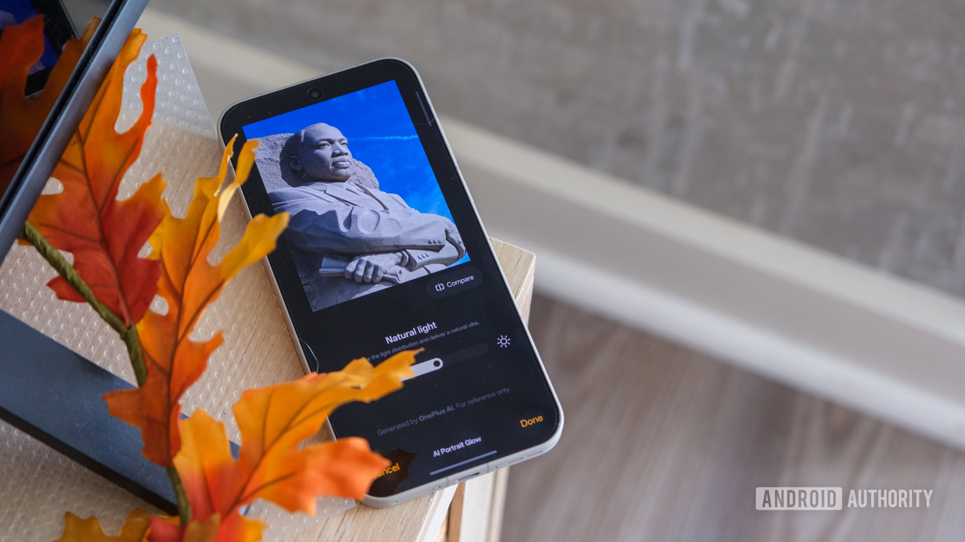 Brilho de retrato AI do OnePlus 15