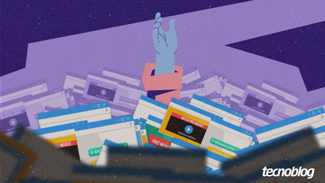 ilustração sobre adware