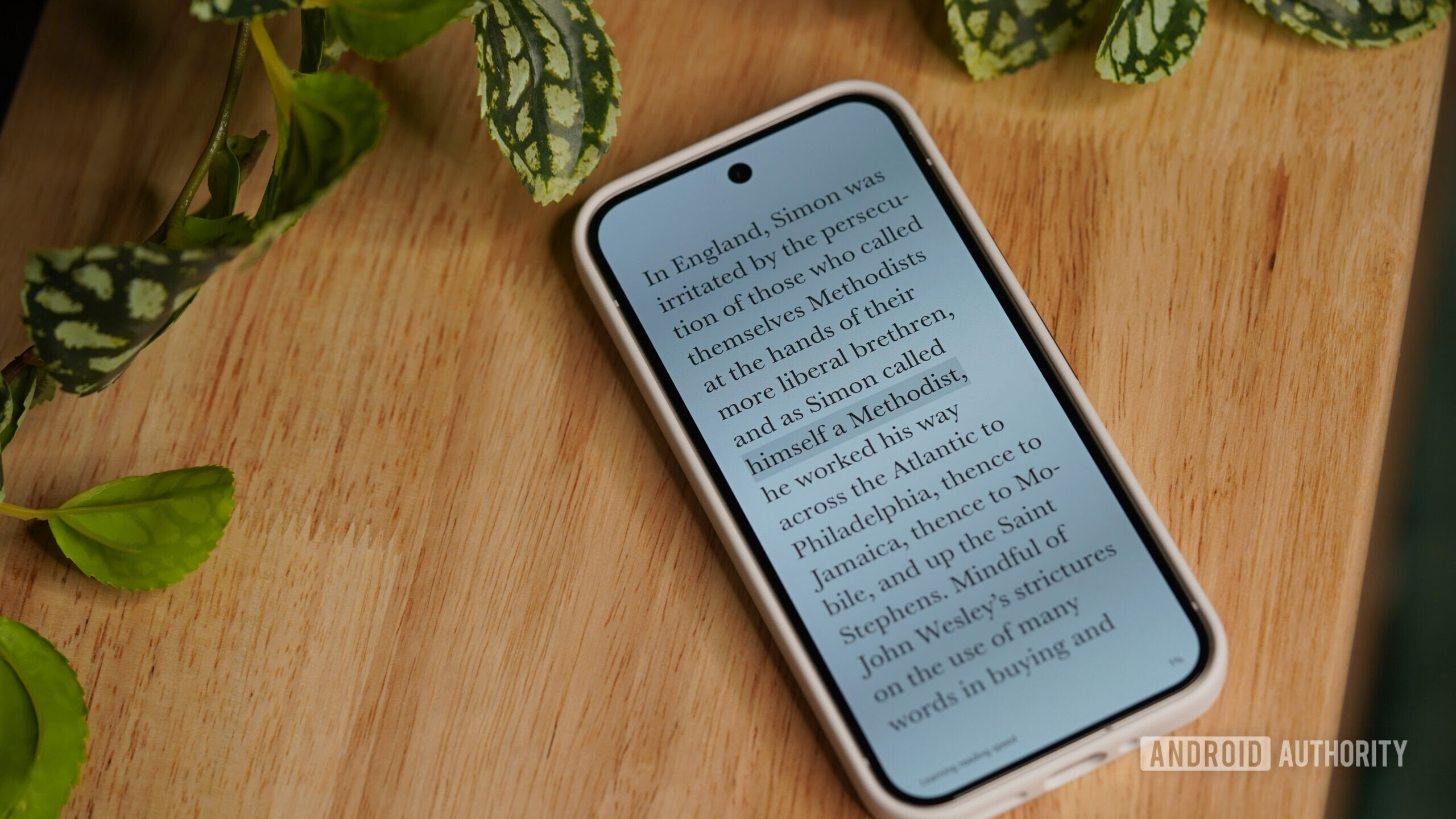 Destaque de leitura imersiva do aplicativo Kindle O aplicativo Kindle agora apresenta uma opção de leitura imersiva que destaca junto com o audiolivro sincronizado.