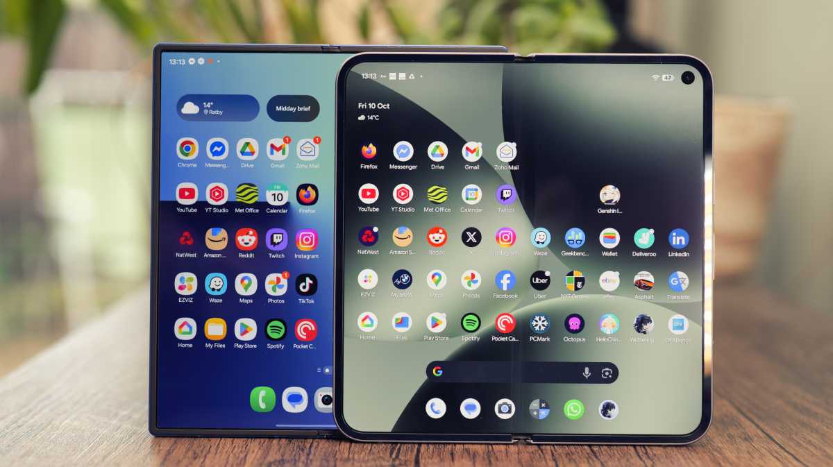 Samsung Galaxy Z Fold 7 vs Google Pixel 10 Pro Fold 5