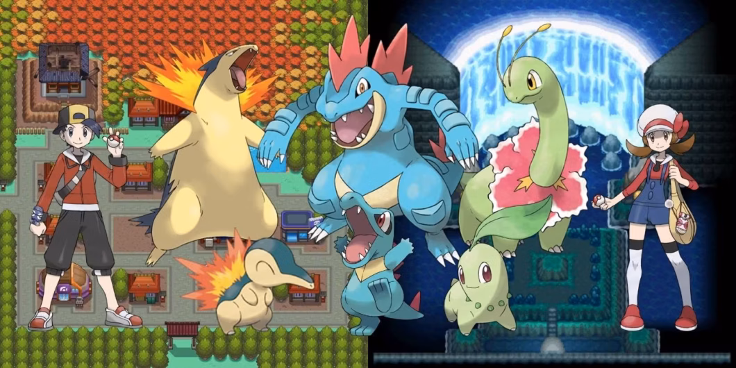 Ilustra&ccedil;&atilde;o do jogo Pok&eacute;mon Heart Gold e Soul Silver