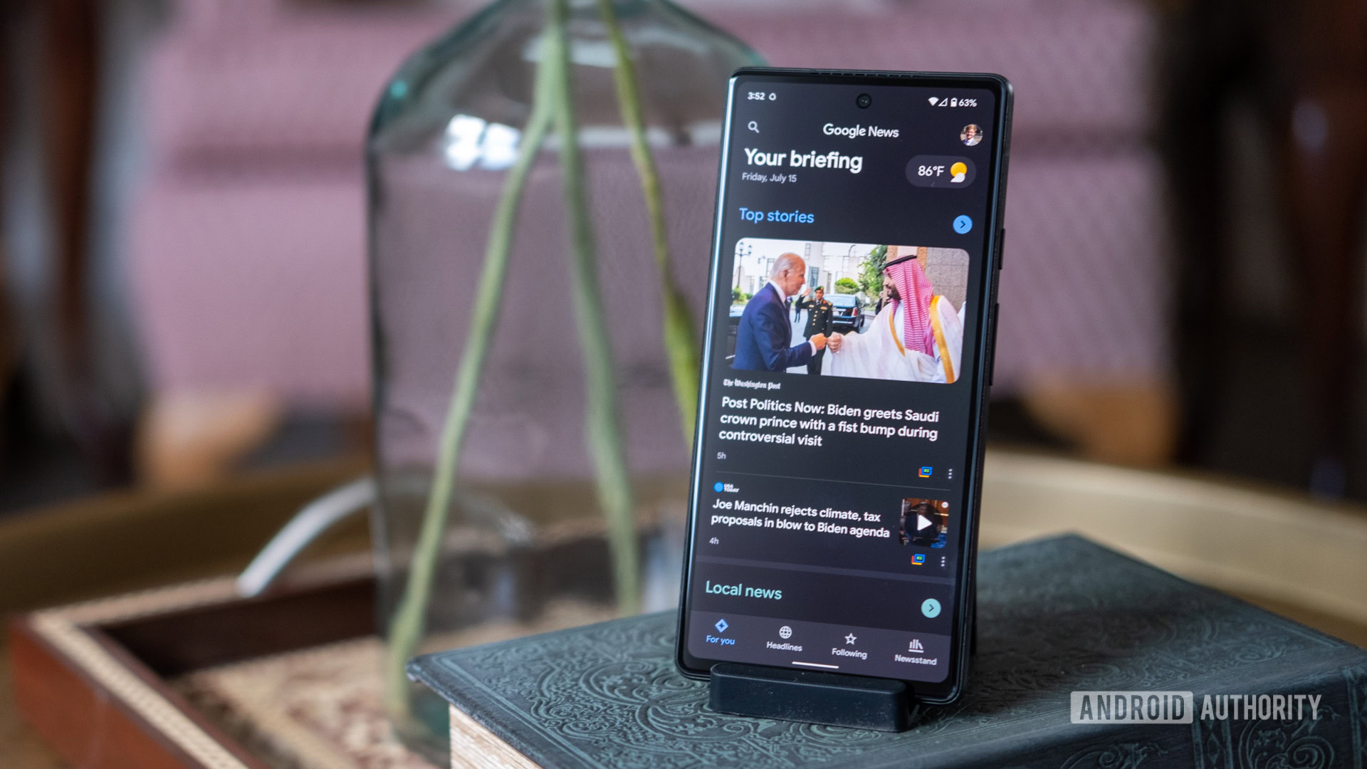 aplicativo Google Pixel 6a Google Not&iacute;cias