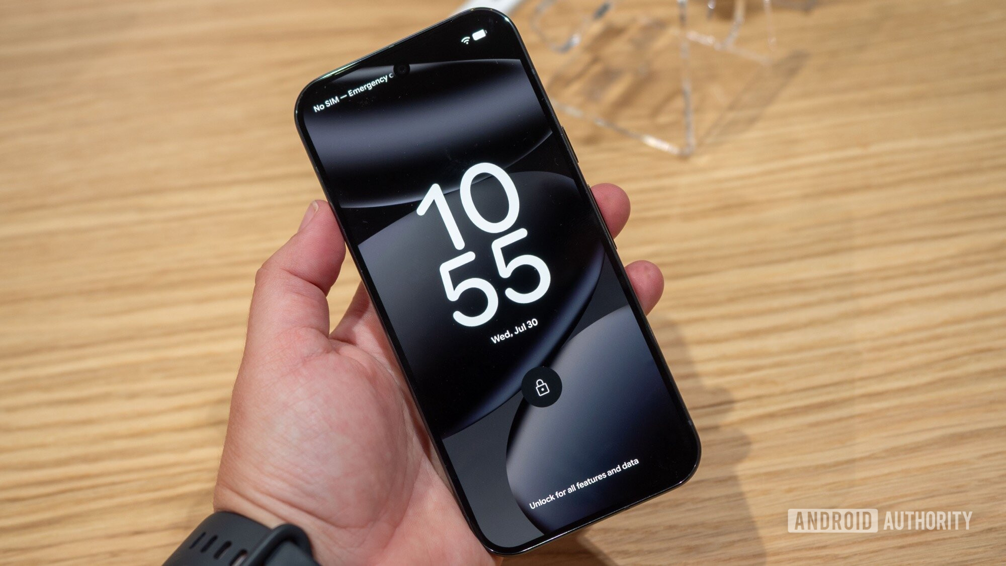 google pixel 10 pro obsidian na tela de bloqueio de exibi&ccedil;&atilde;o manual