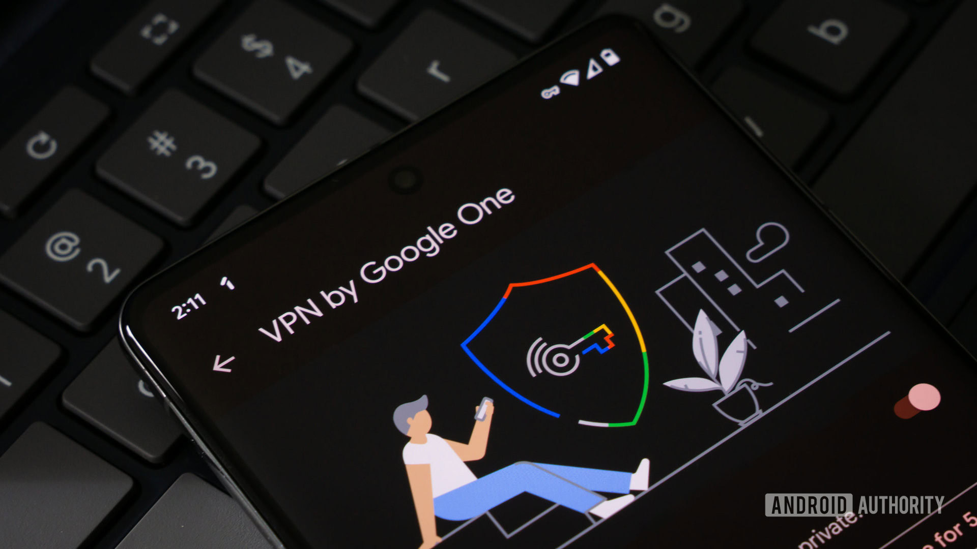 VPN do Google One no Pixel 7 Pro, foto 2