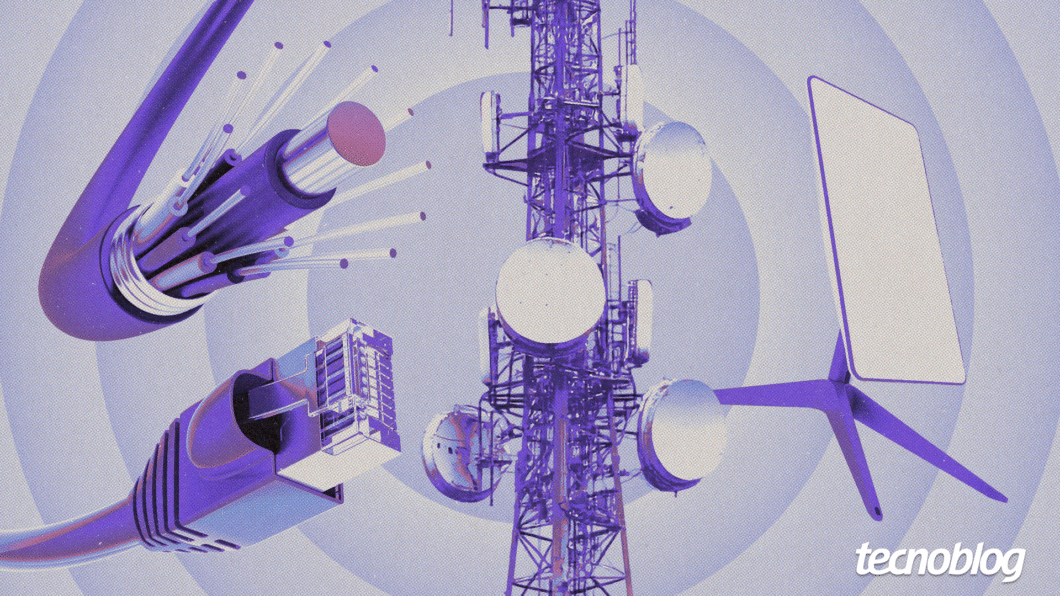 ilustração sobre tipos internet