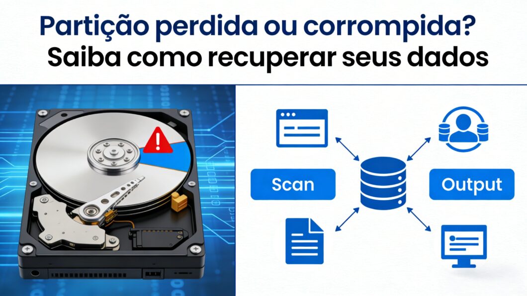 Partição perdida ou corrompida? Saiba como recuperar seus dados