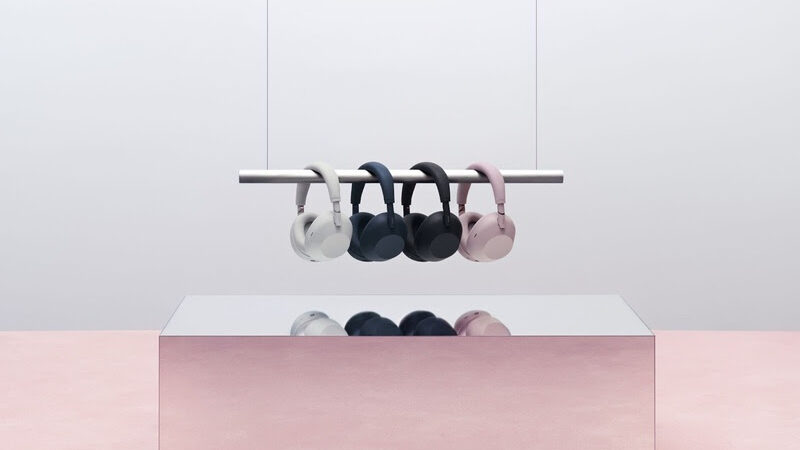 Foto de um conjunto de headphones WH-1000XM6