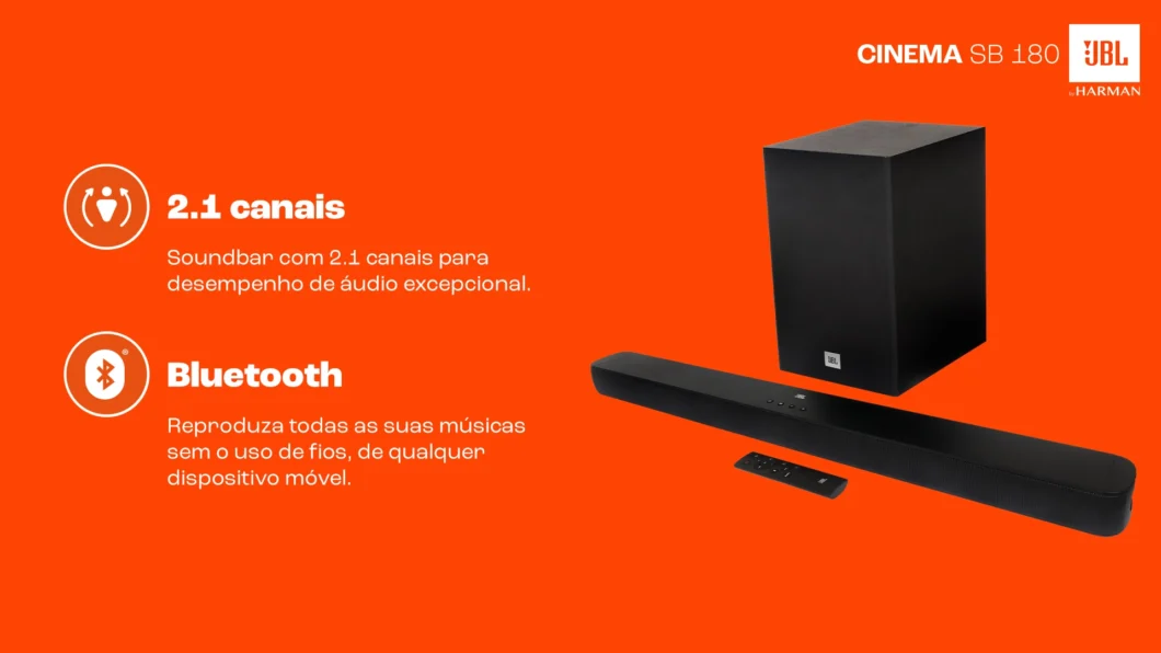 Soundbar JBL SB180 (imagem: Divulga&ccedil;&atilde;o)