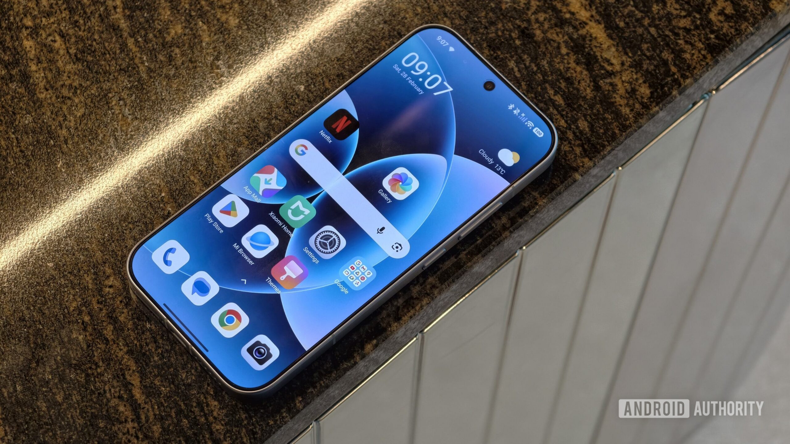 Xiaomi 17 no balcão Xiaomi 17 no balcão