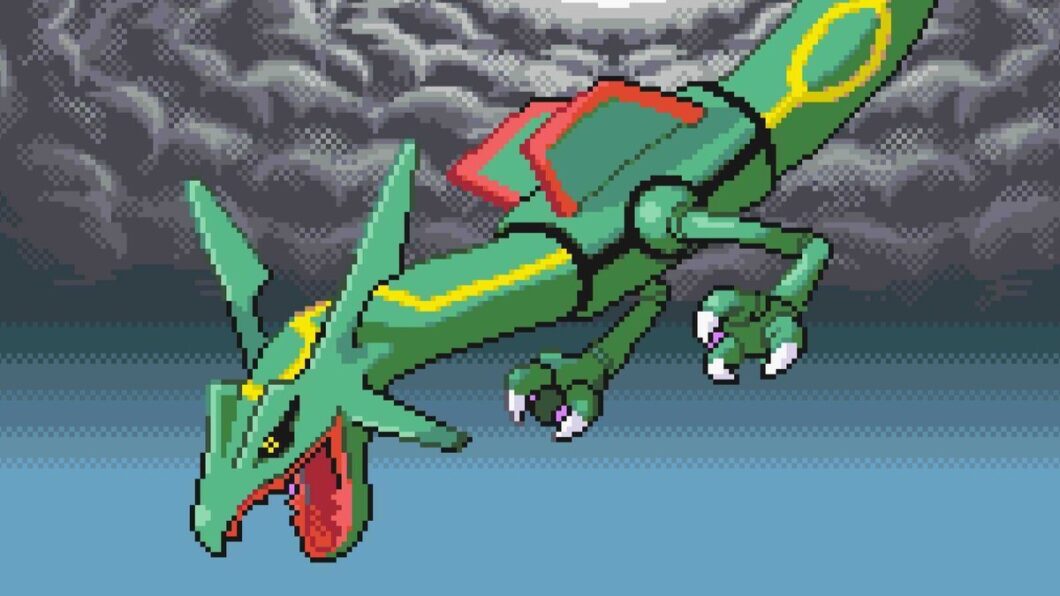 Captura de tela do Pok&eacute;mon Emerald