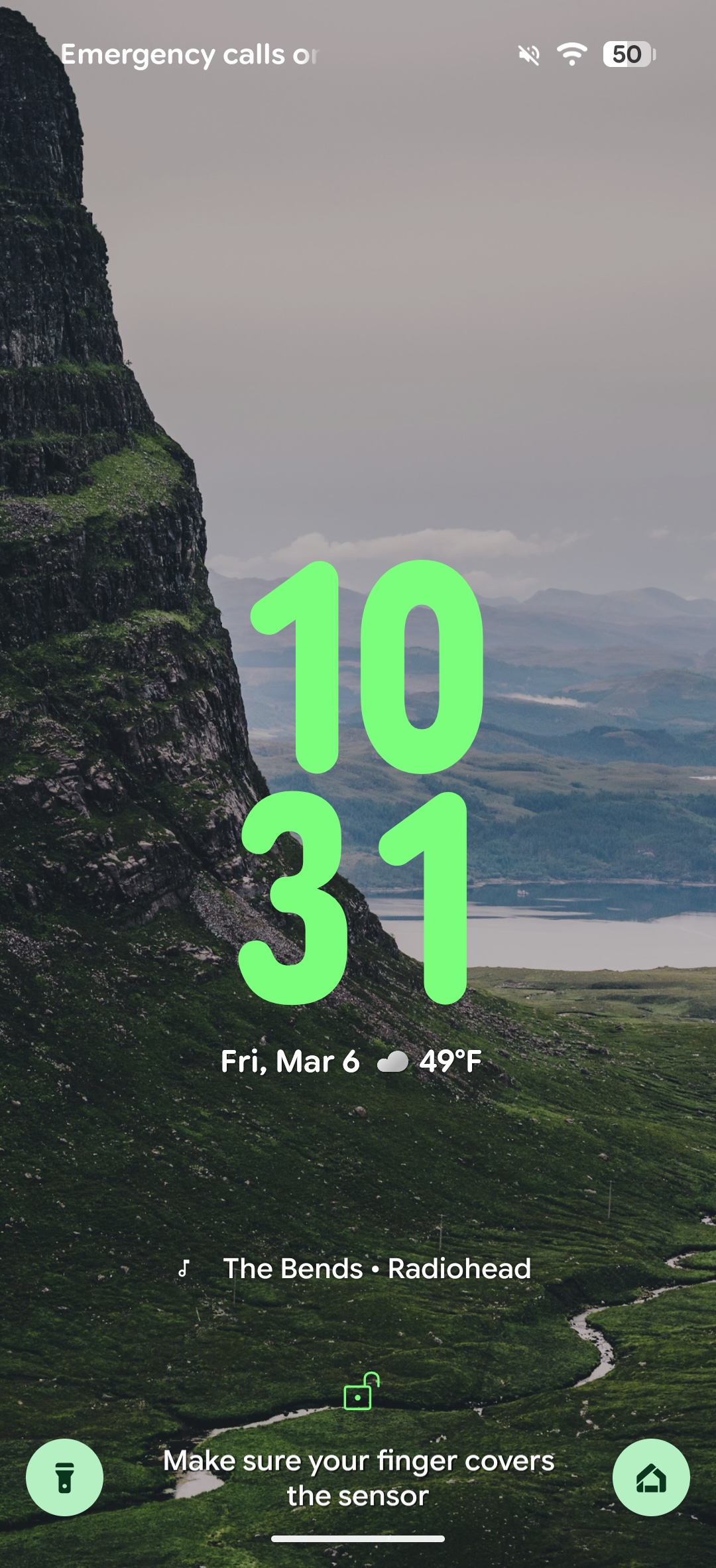 UI antiga em reprodu&ccedil;&atilde;o na tela de bloqueio.