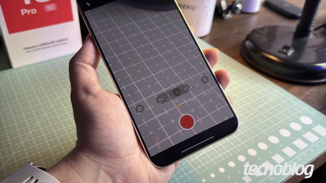 Aplicativo de c&acirc;mera do Redmi Note 15 Pro 5G