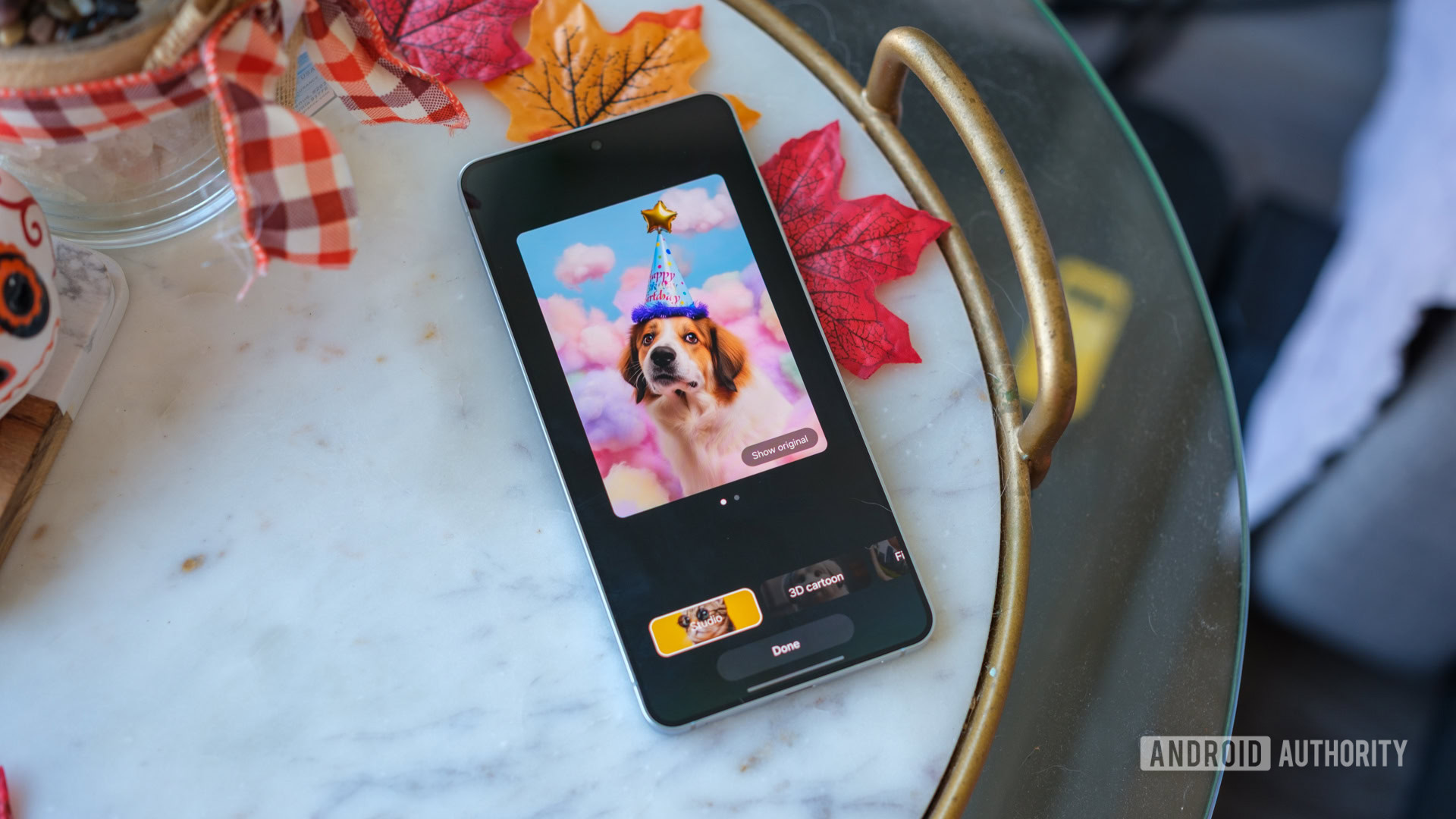 Est&uacute;dio de retratos Galaxy S25 Edge One UI 8