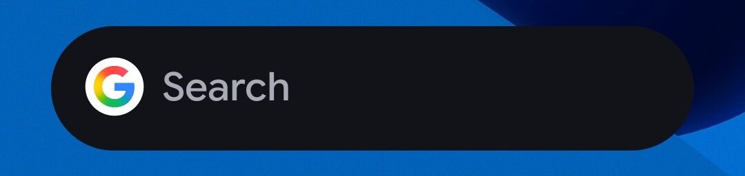 Barra de pesquisa de pixels