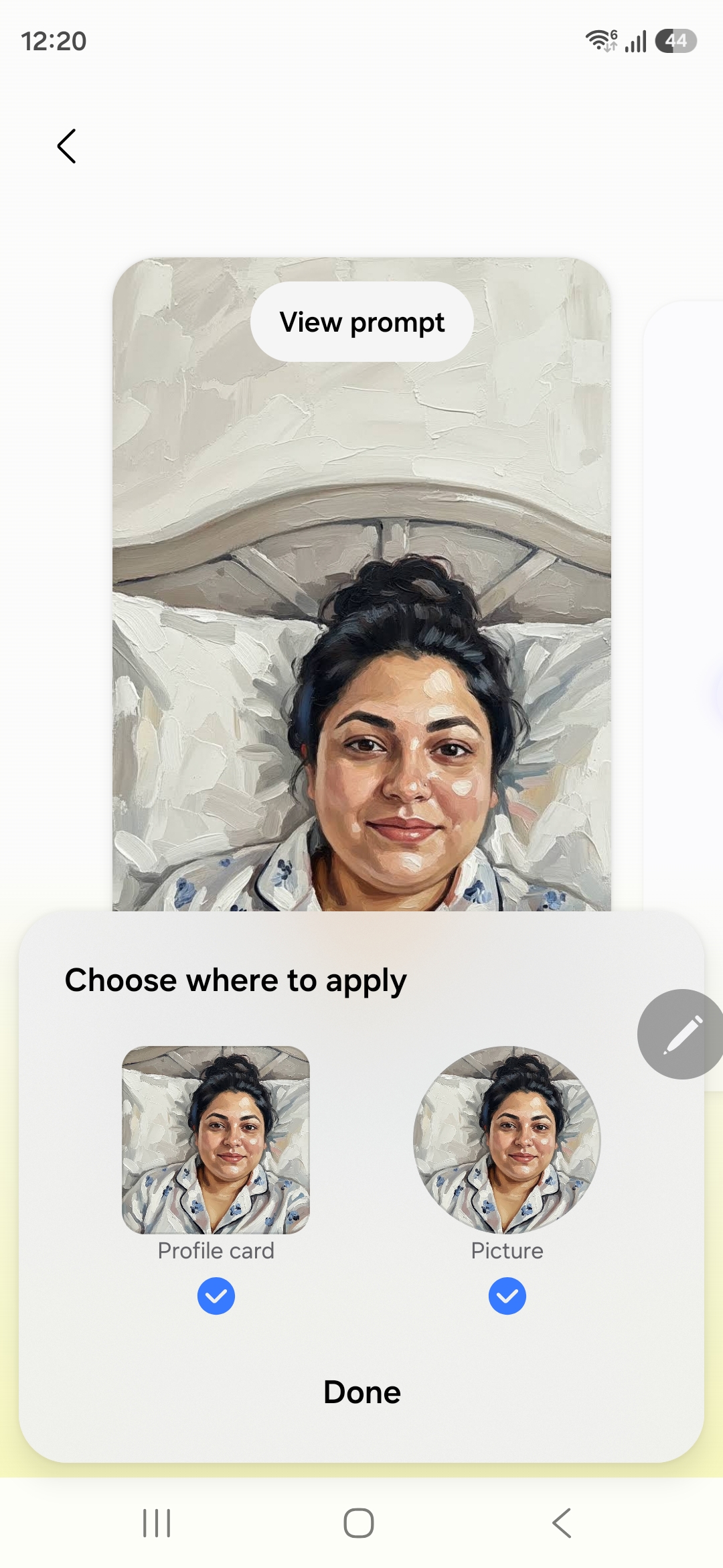 Cart&atilde;o de perfil 2 do Creative Studio