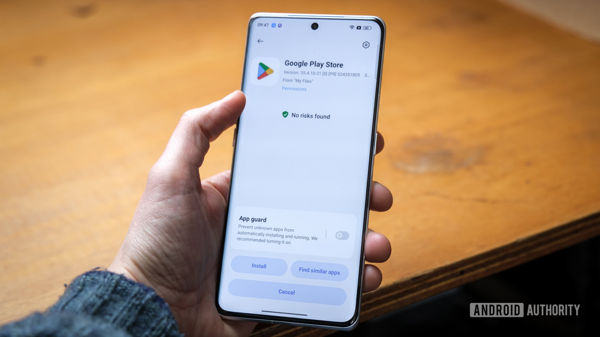 Instalando o APK da Google Play Store Instalando o APK da Google Play Store