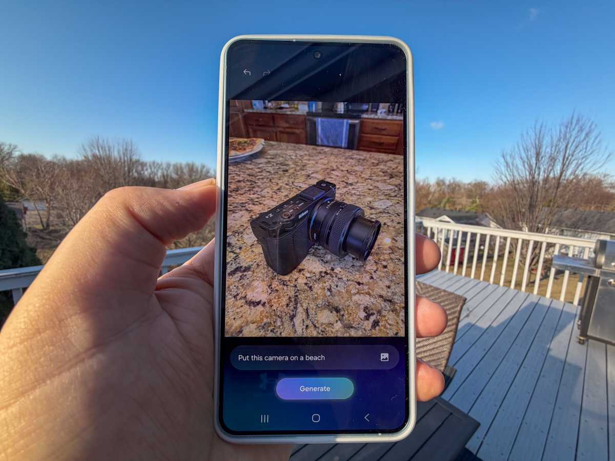 Edit photos by voice