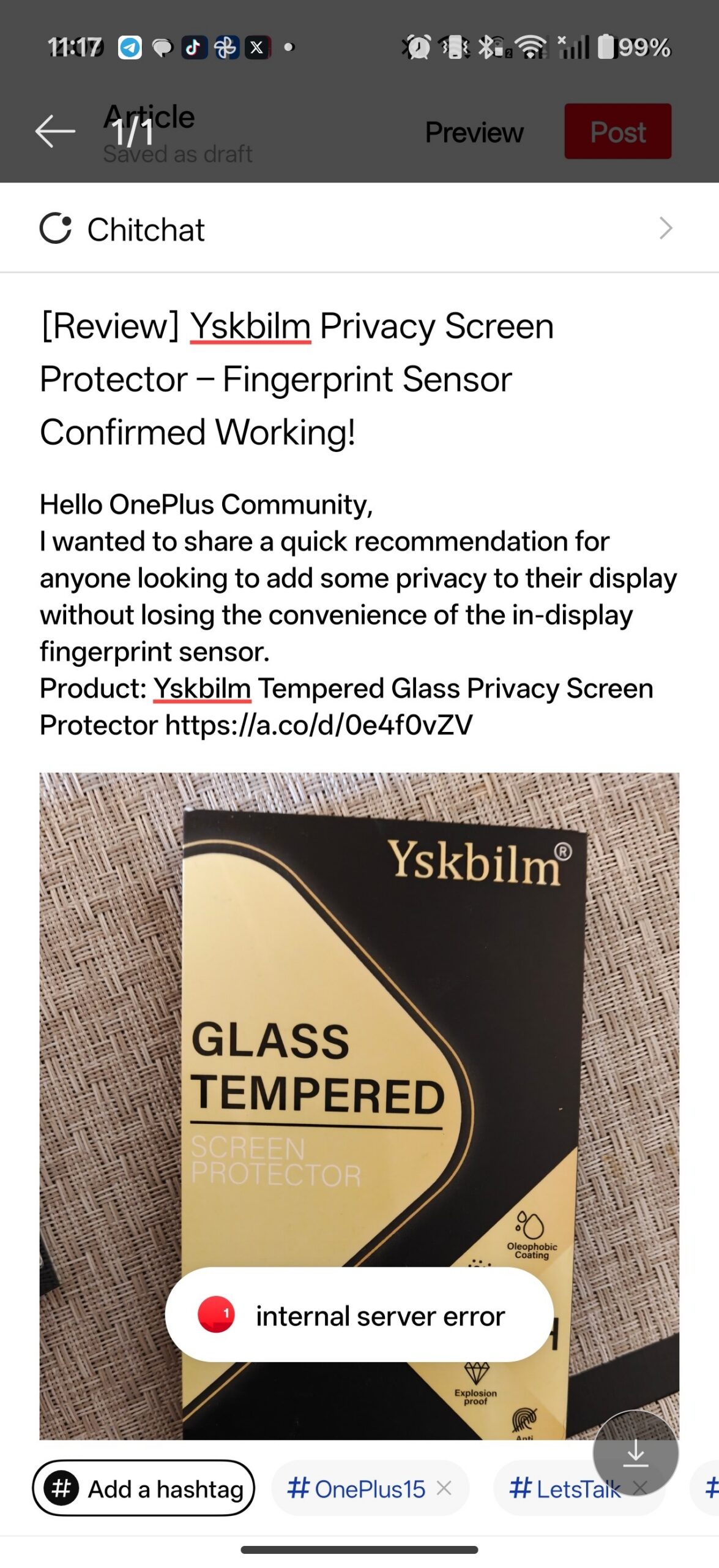 Comunidade OnePlus dos EUA n&atilde;o funciona 2