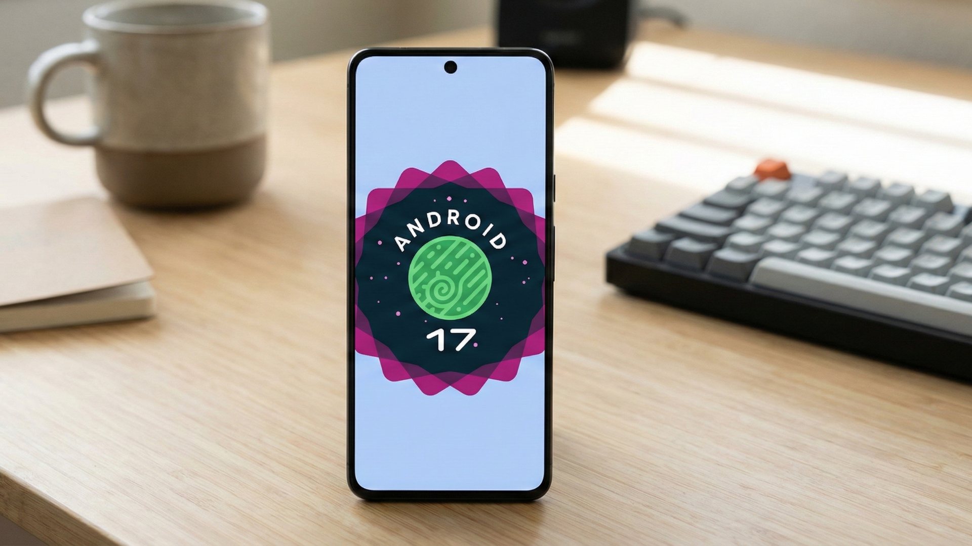 Imagem de estoque do Android 17