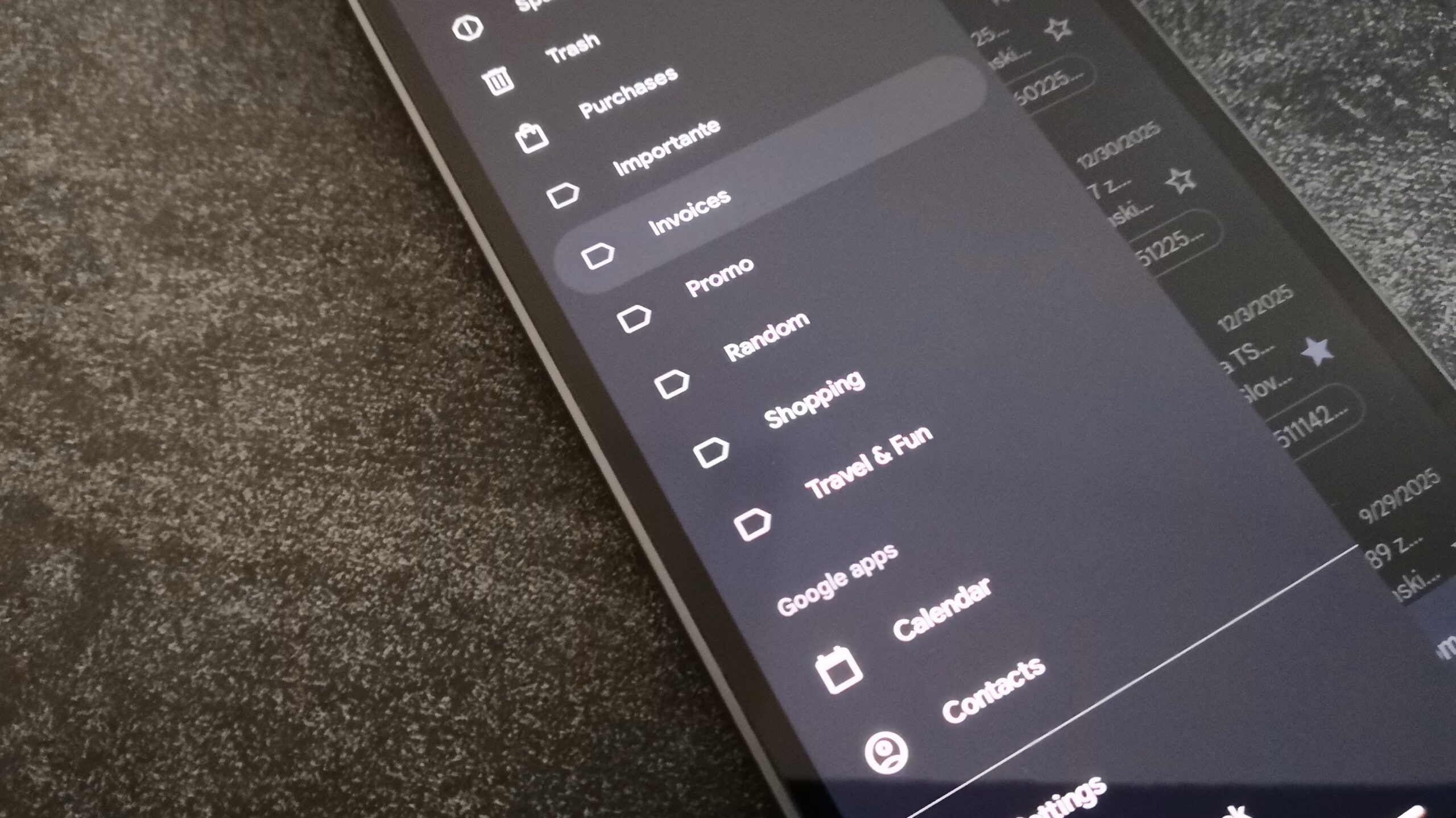 Etiquetas do Gmail Etiquetas do Gmail