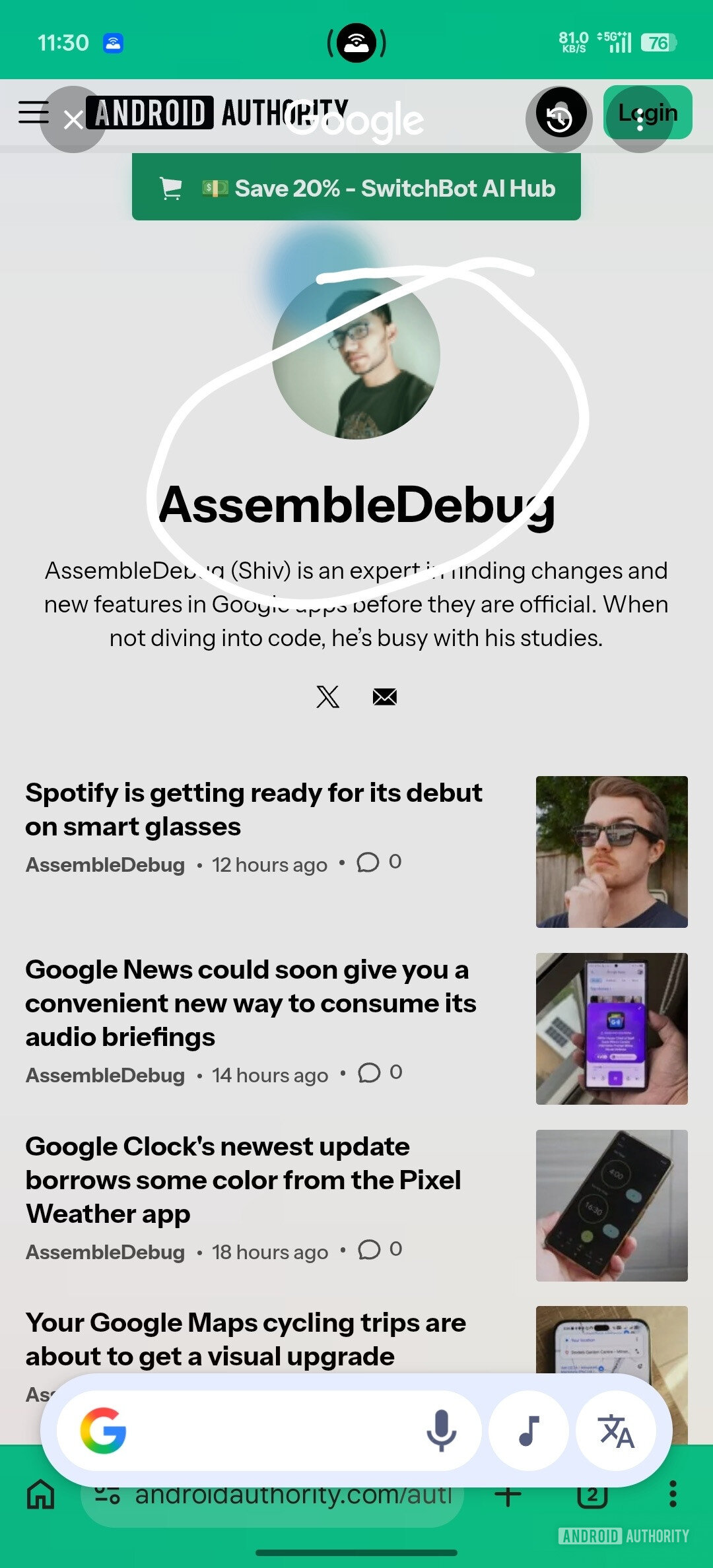 C&iacute;rculo para pesquisar Branco com cor no final